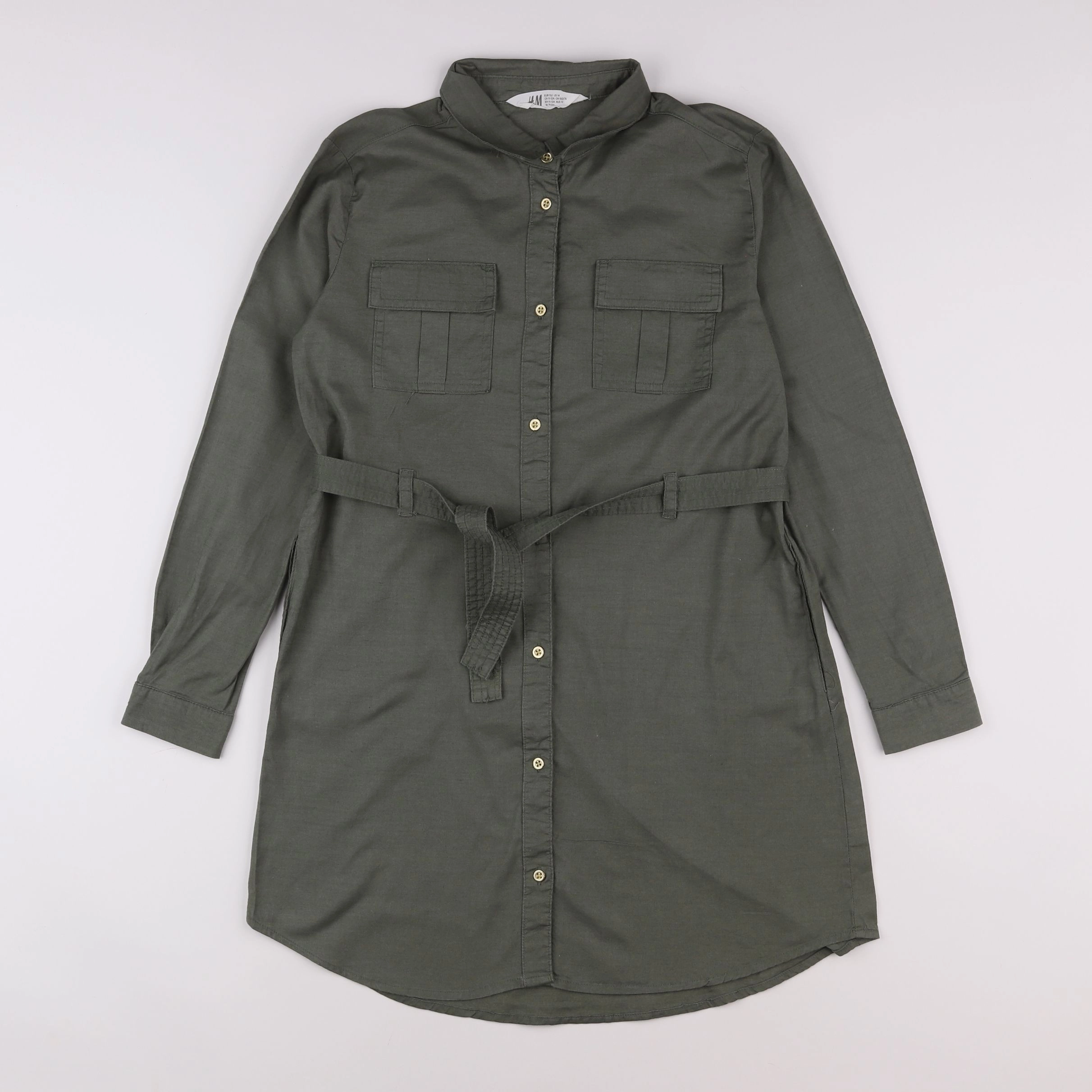 H&M - robe vert - 12 ans