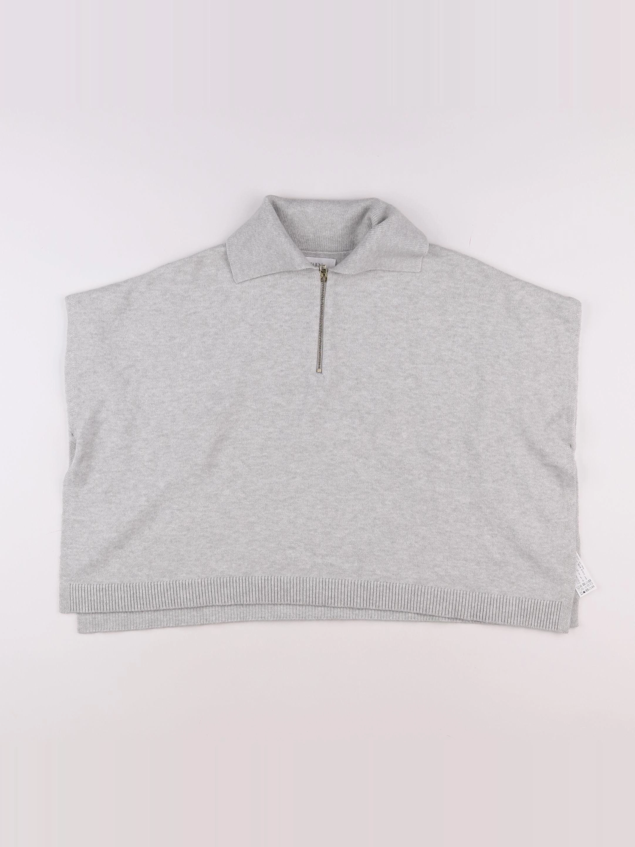 Zara - pull gris - 8/9 ans