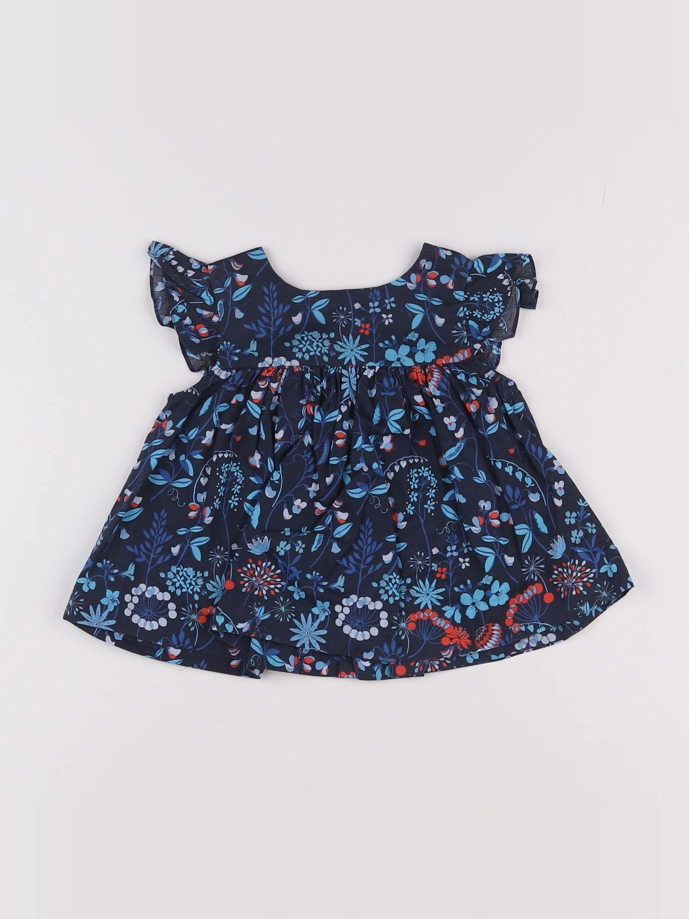 Jacadi - blouse bleu - 18 mois