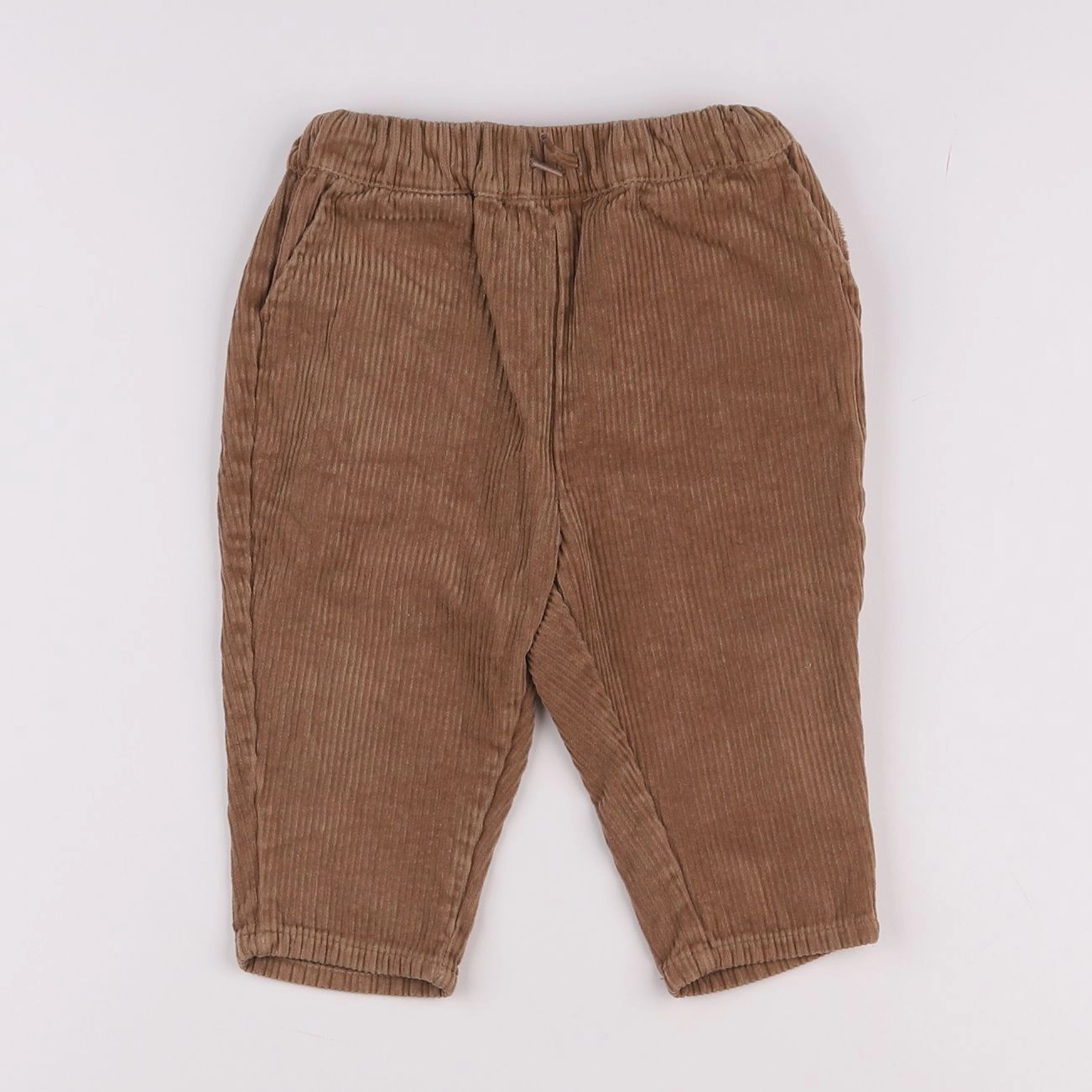 Vertbaudet - pantalon marron - 12 mois