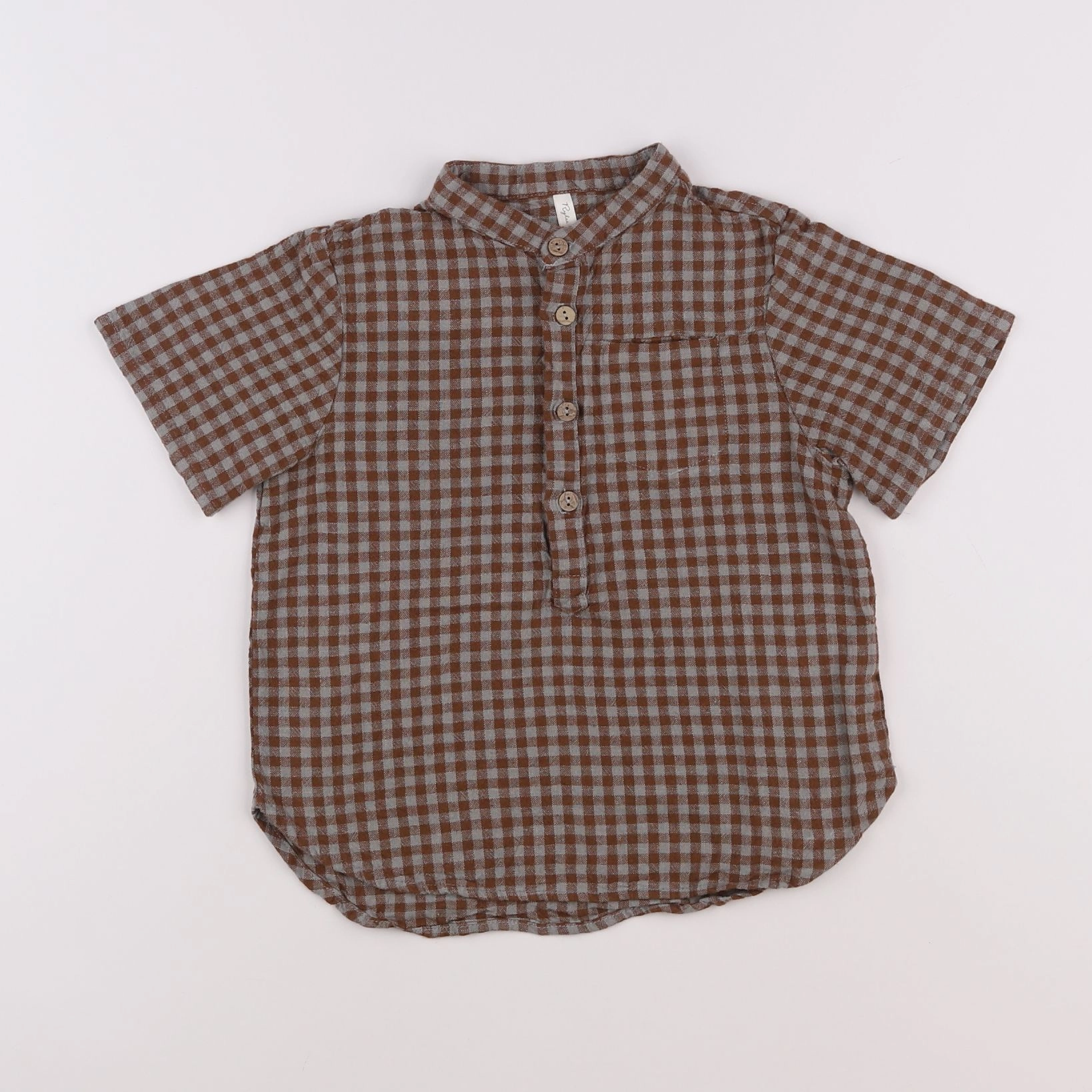 Rylee + Cru - chemise marron - 4/5 ans