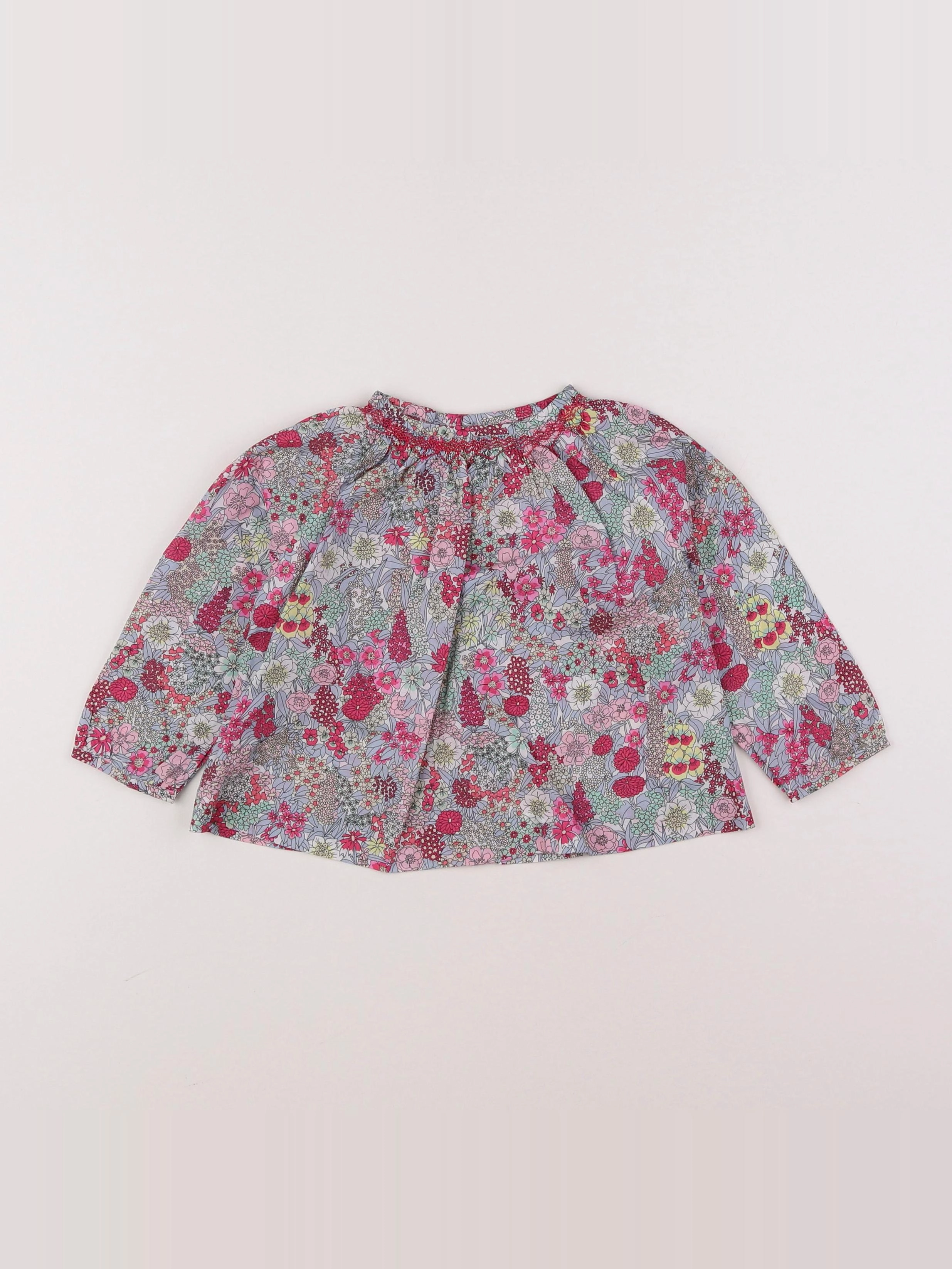Jacadi - blouse liberty multicolore - 18 mois