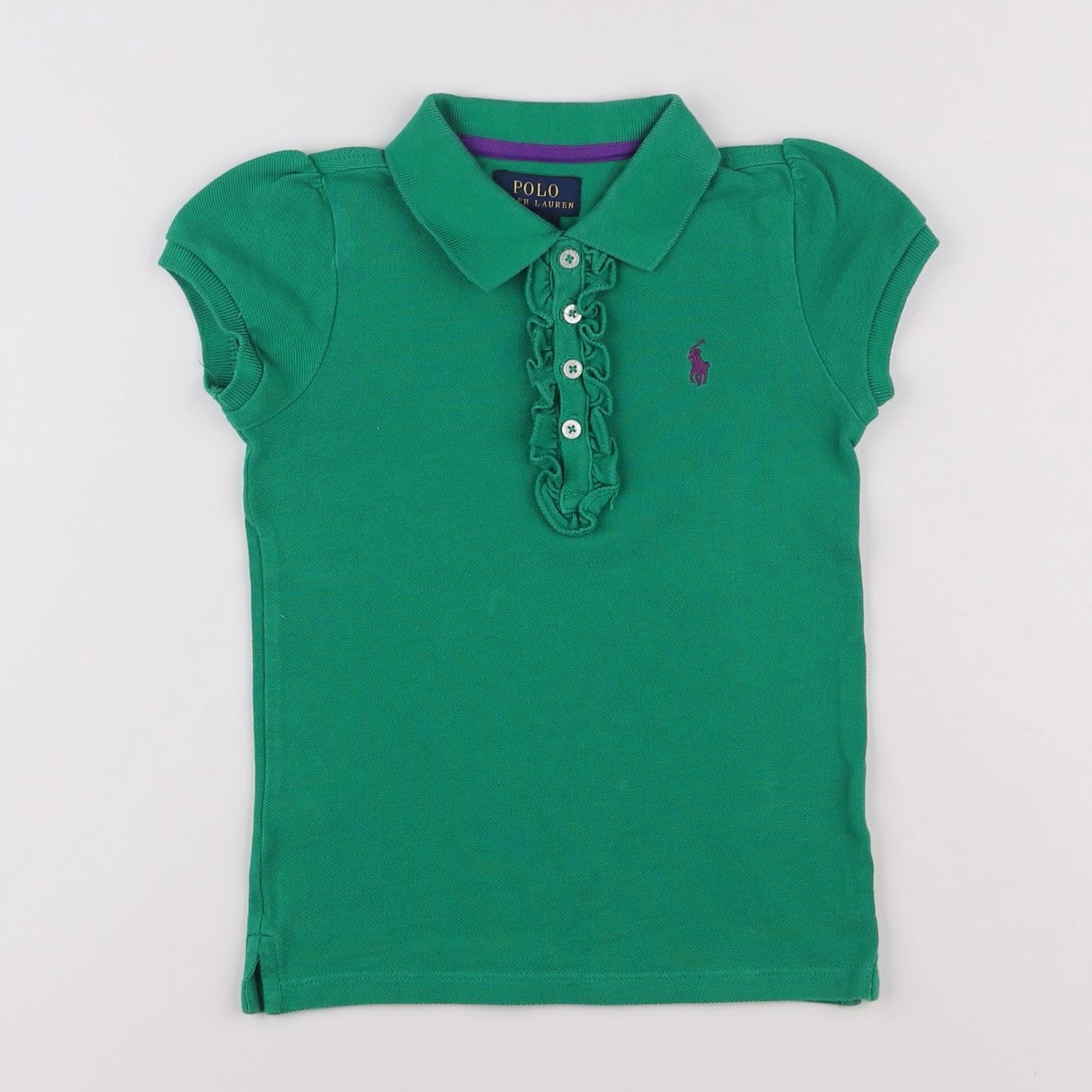 Ralph Lauren - polo vert - 5 ans