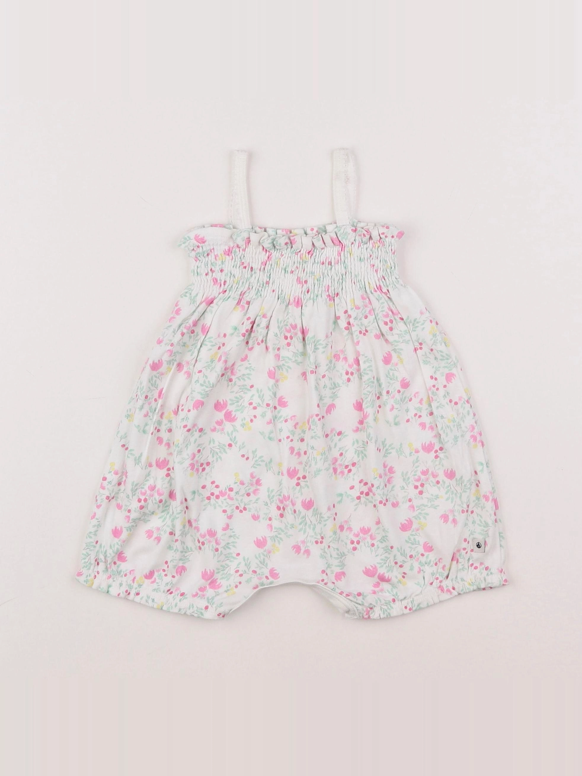 Petit Bateau - combinaison multicolore - 12 mois