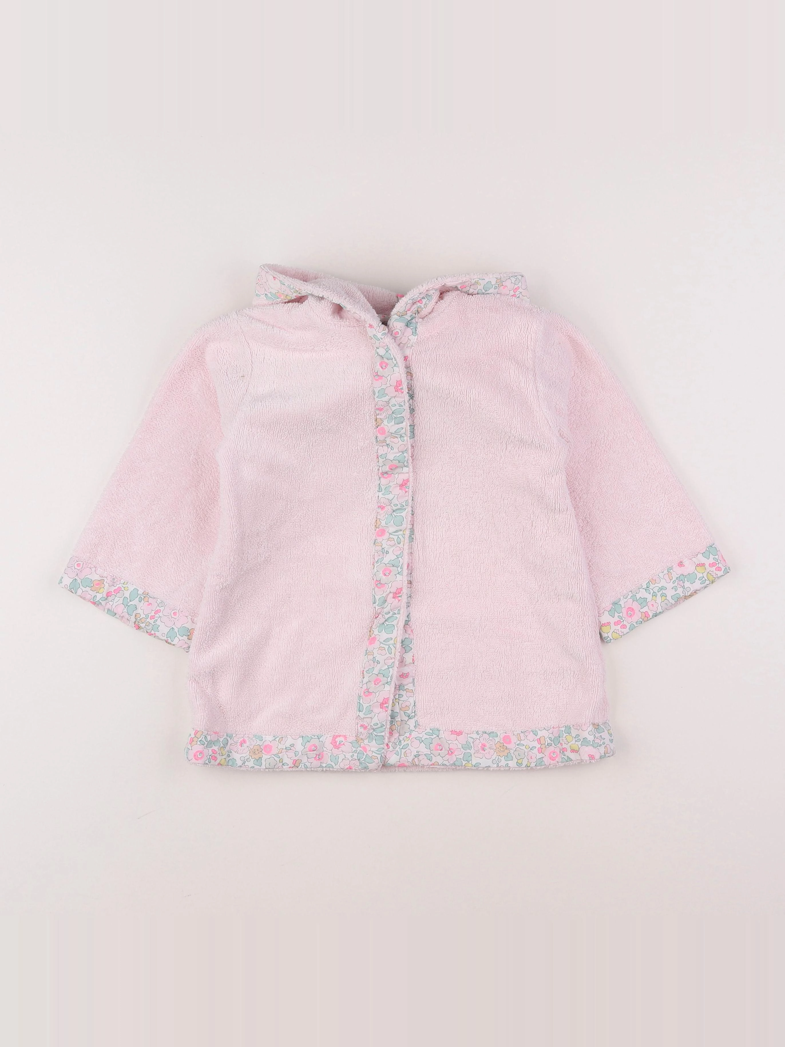 Jacadi - peignoir rose - 12 mois à 2 ans