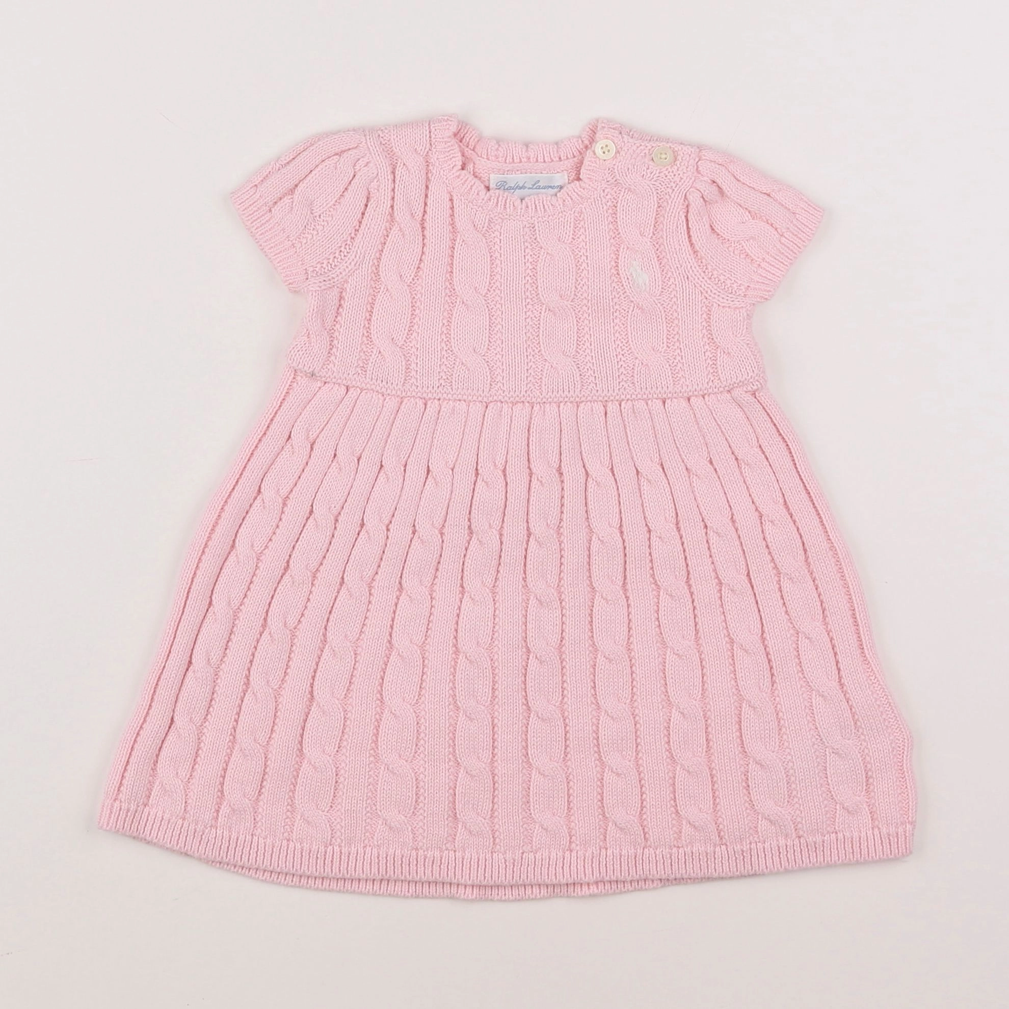 Ralph Lauren - robe rose - 6 mois