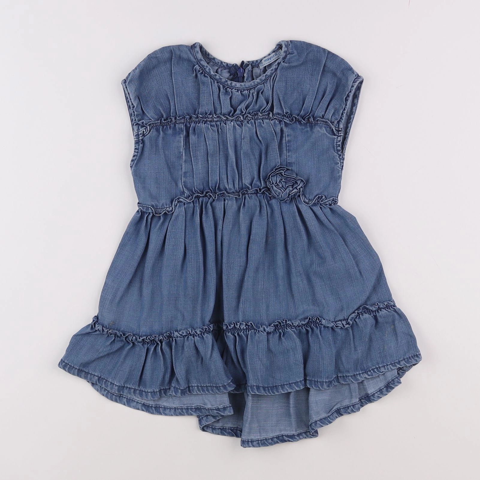 Mayoral - robe bleu - 2 ans