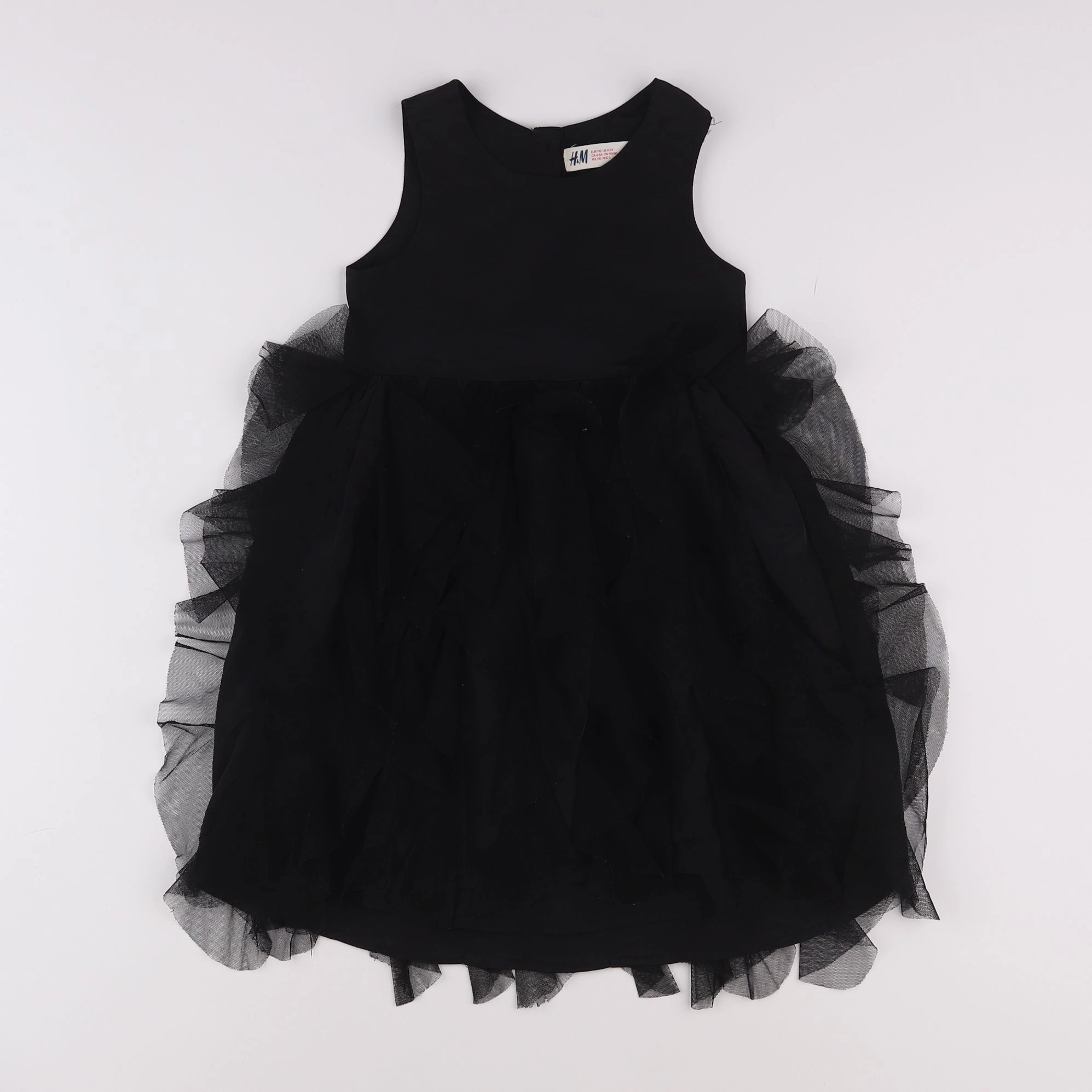 H&M - robe noir - 4/5 ans