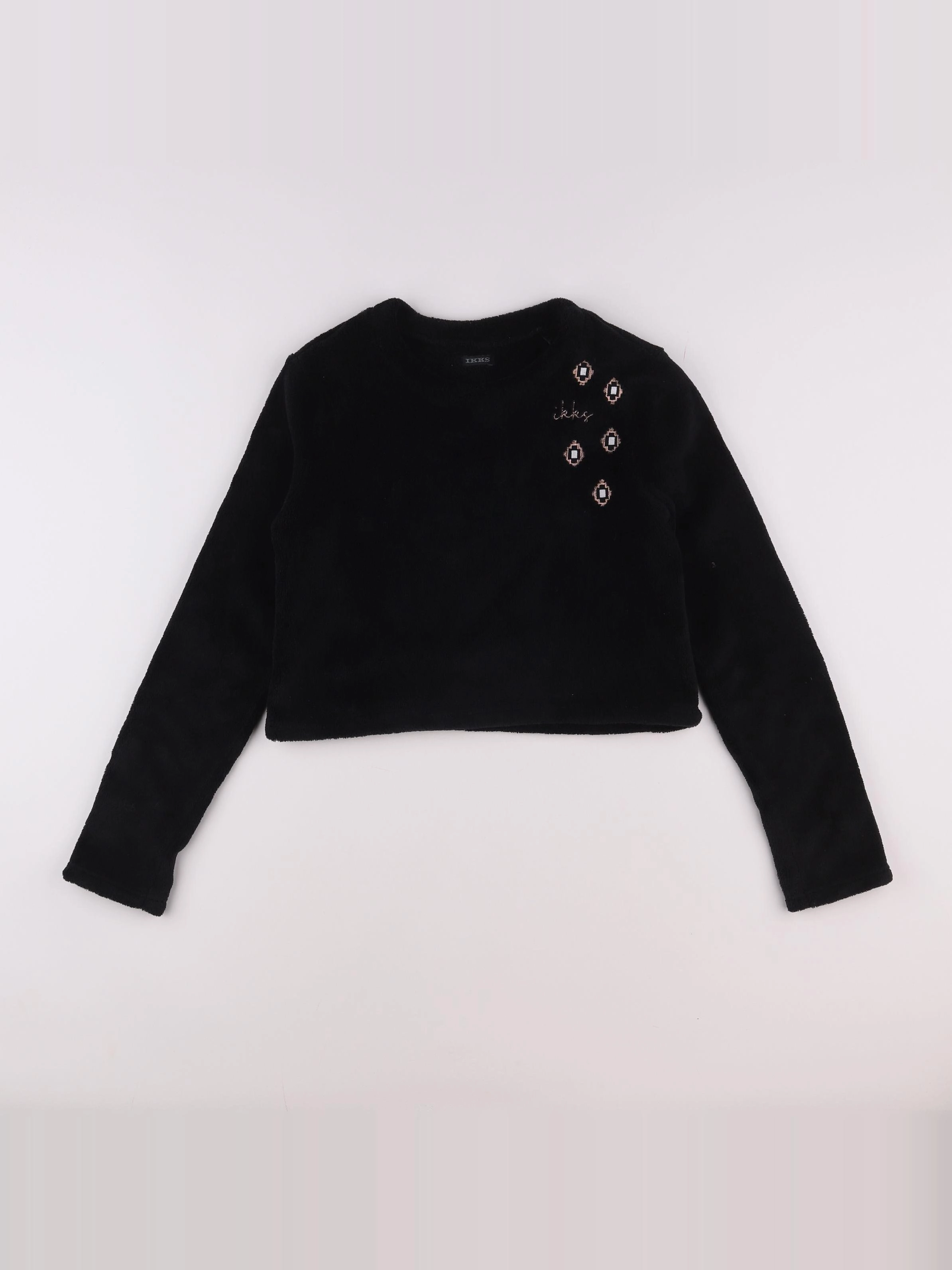 IKKS - sweat noir - 12 ans