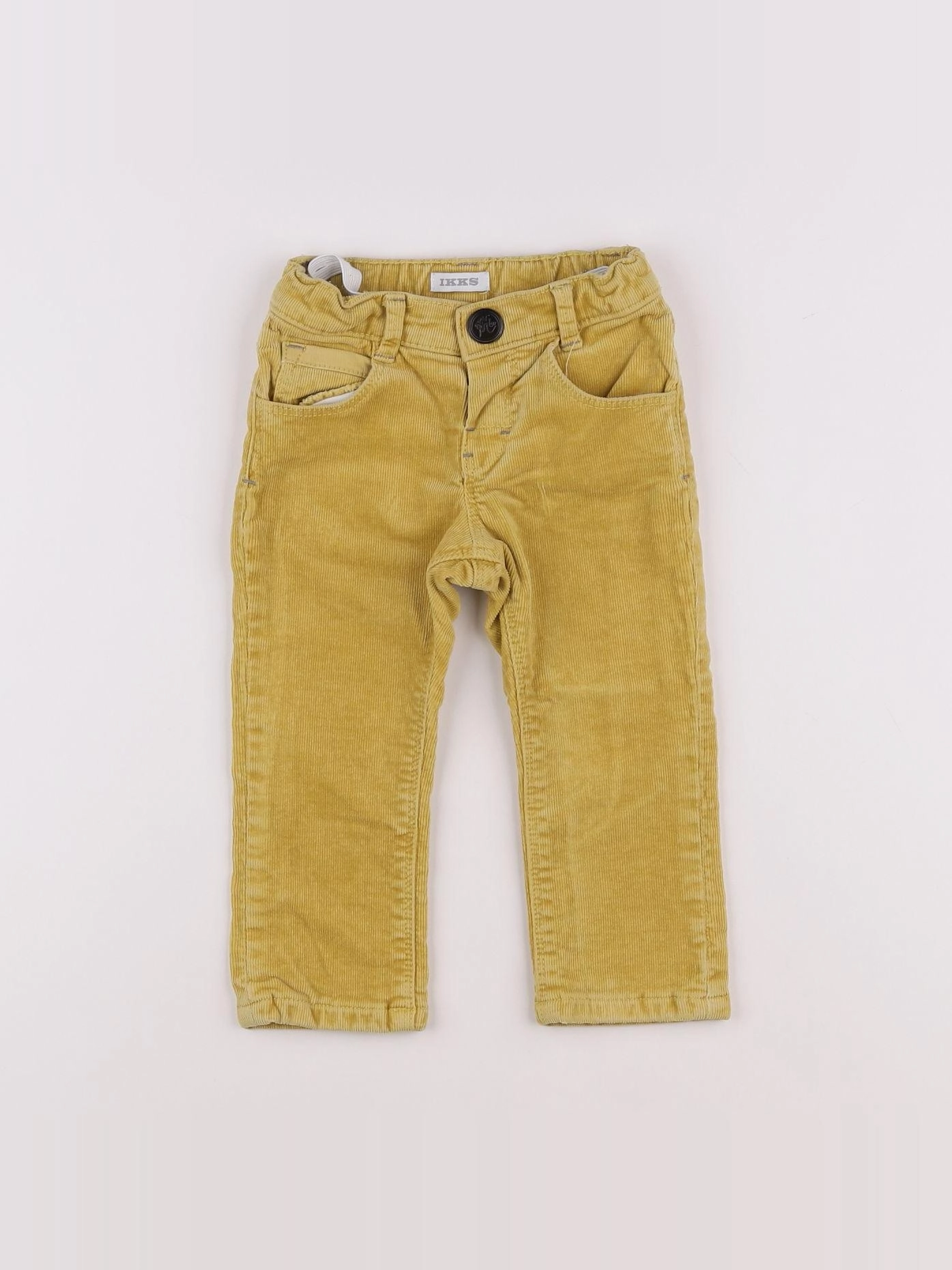 IKKS - pantalon jaune - 12 mois