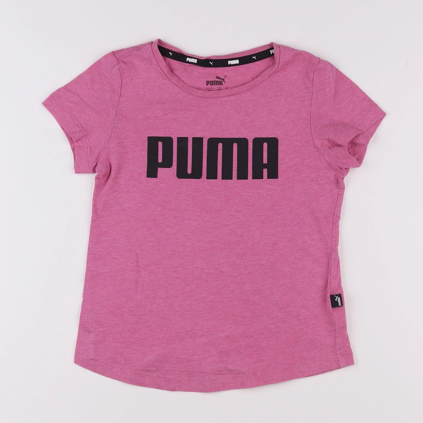 Puma - tee-shirt rose - 7/8 ans