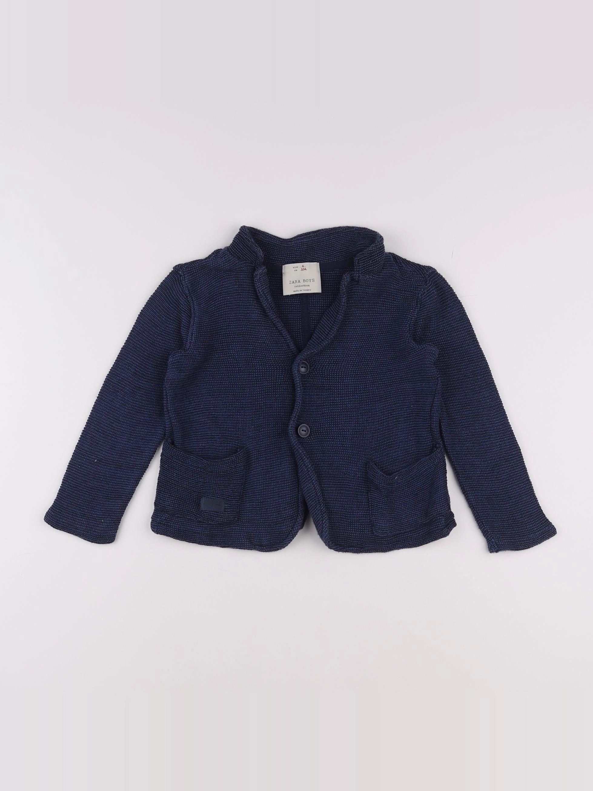 Zara - gilet bleu - 4 ans