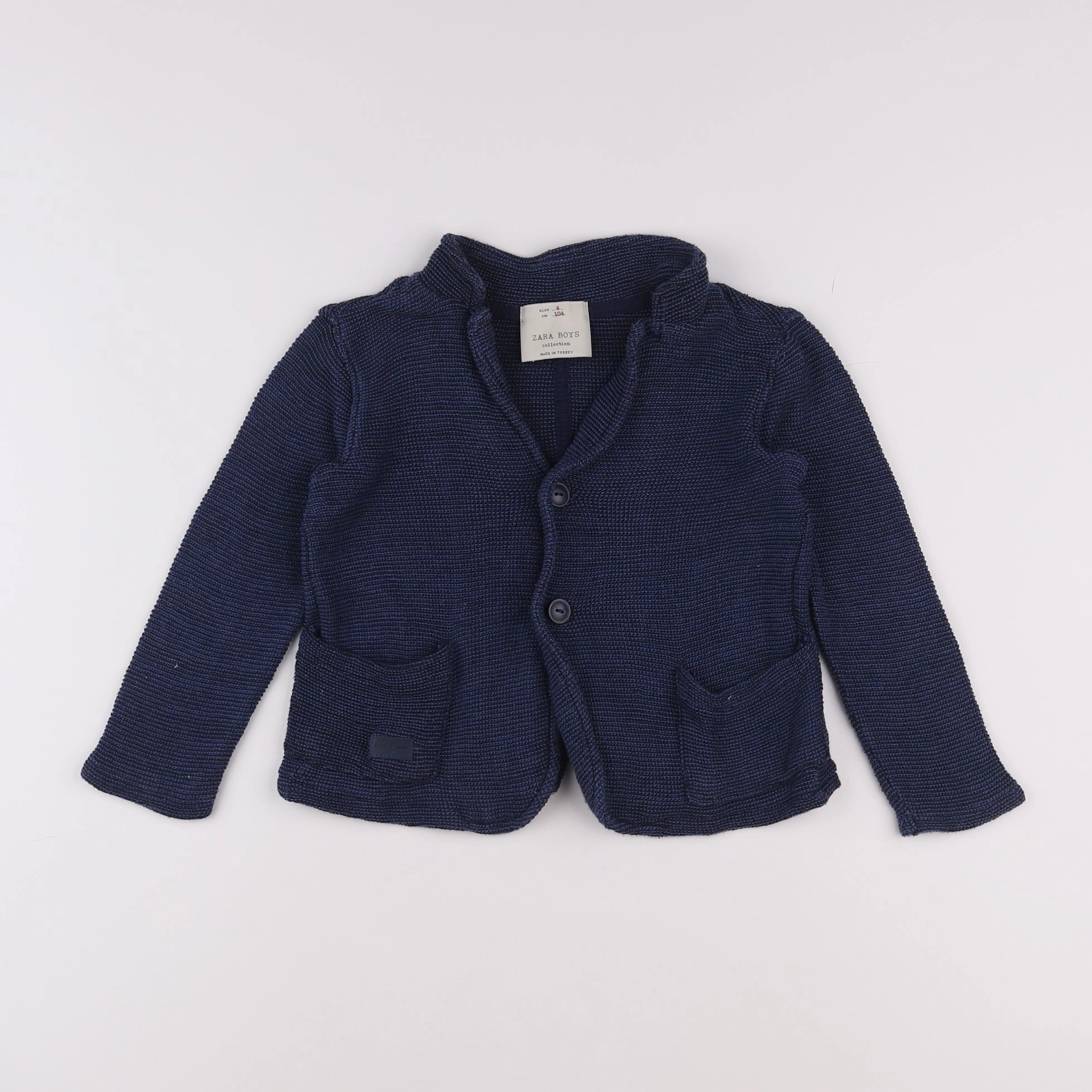 Zara - gilet bleu - 4 ans