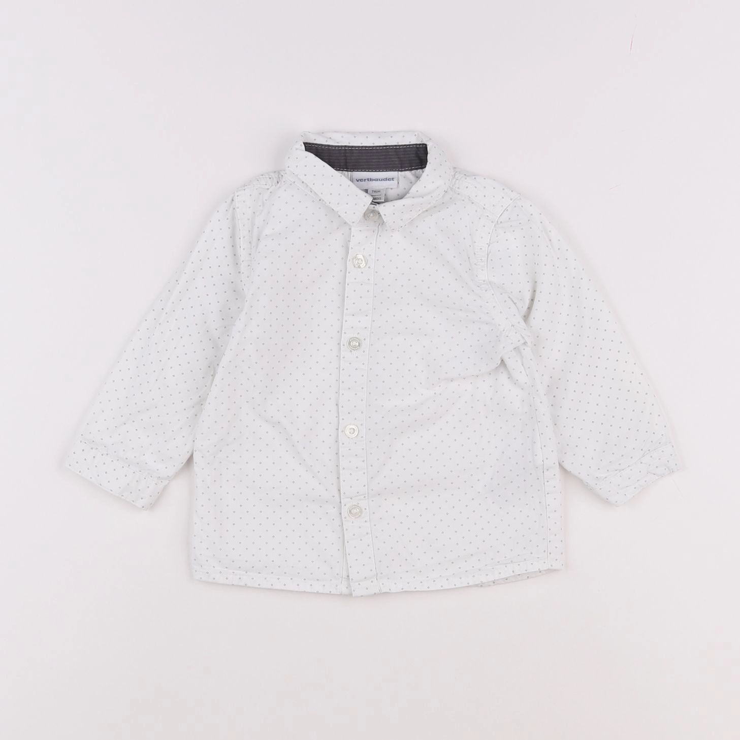 Vertbaudet - chemise blanc - 12 mois
