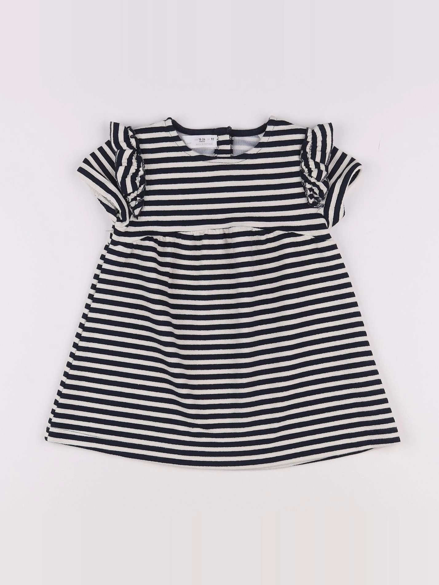 Zara - robe bleu - 18 mois à 2 ans