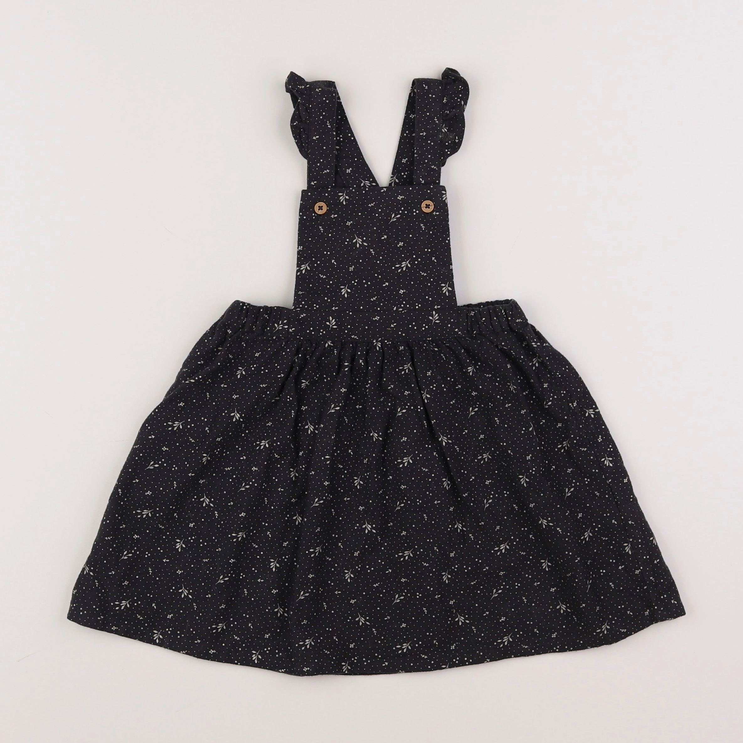Vertbaudet - robe gris - 18 mois