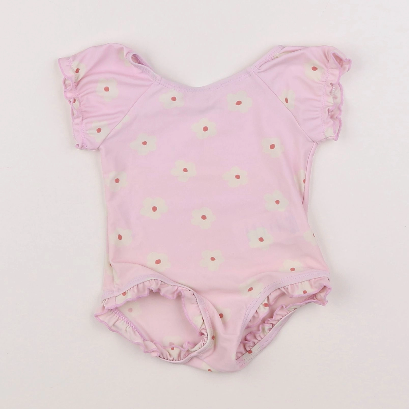 Vertbaudet - maillot de bain rose - 18 mois