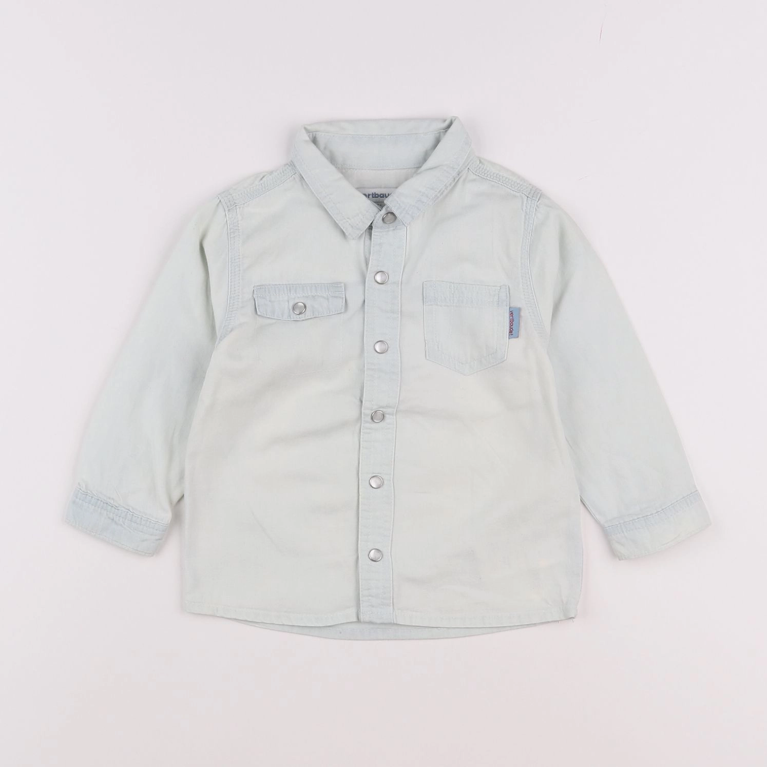 Vertbaudet - blouse bleu - 18 mois