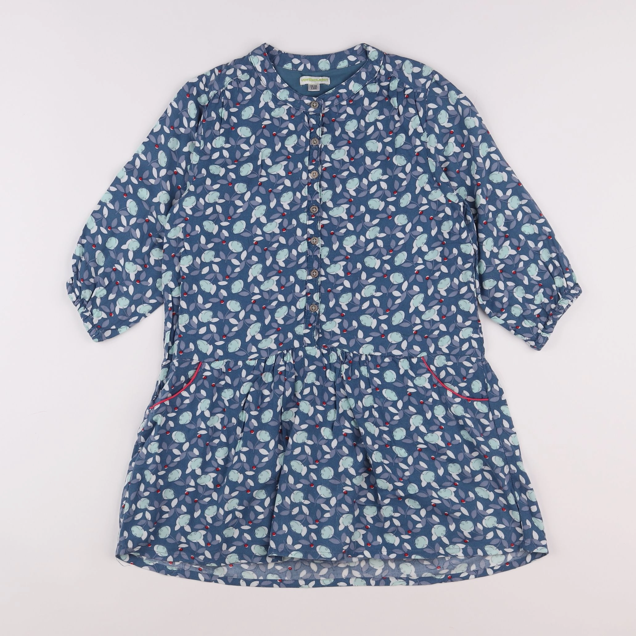 Vertbaudet - robe bleu - 8 ans