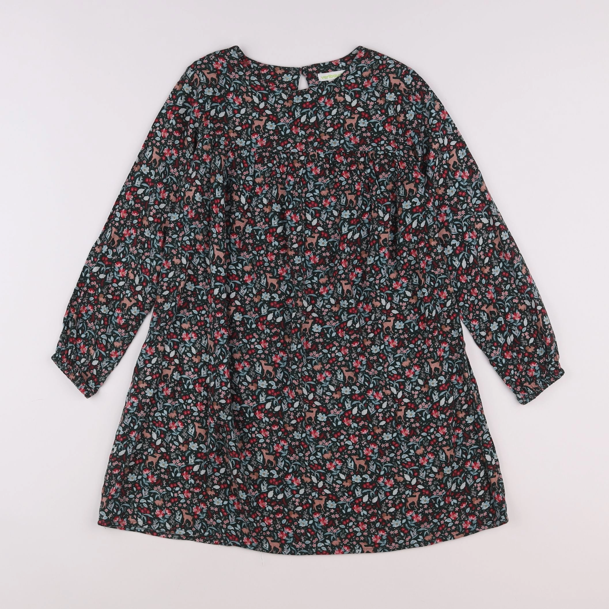Vertbaudet - robe bleu - 8 ans