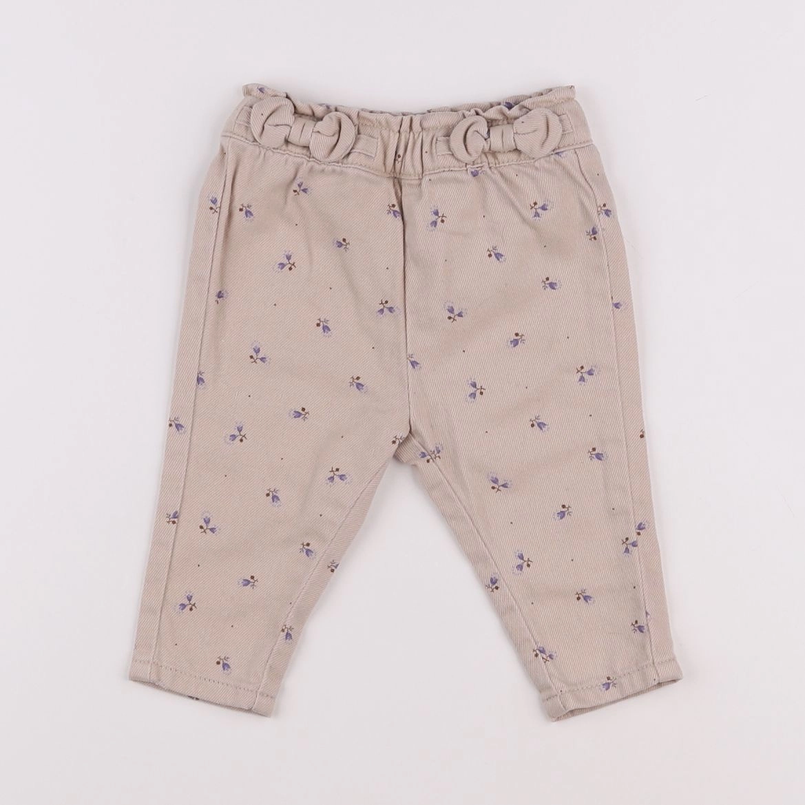 Vertbaudet - jean beige - 6 mois