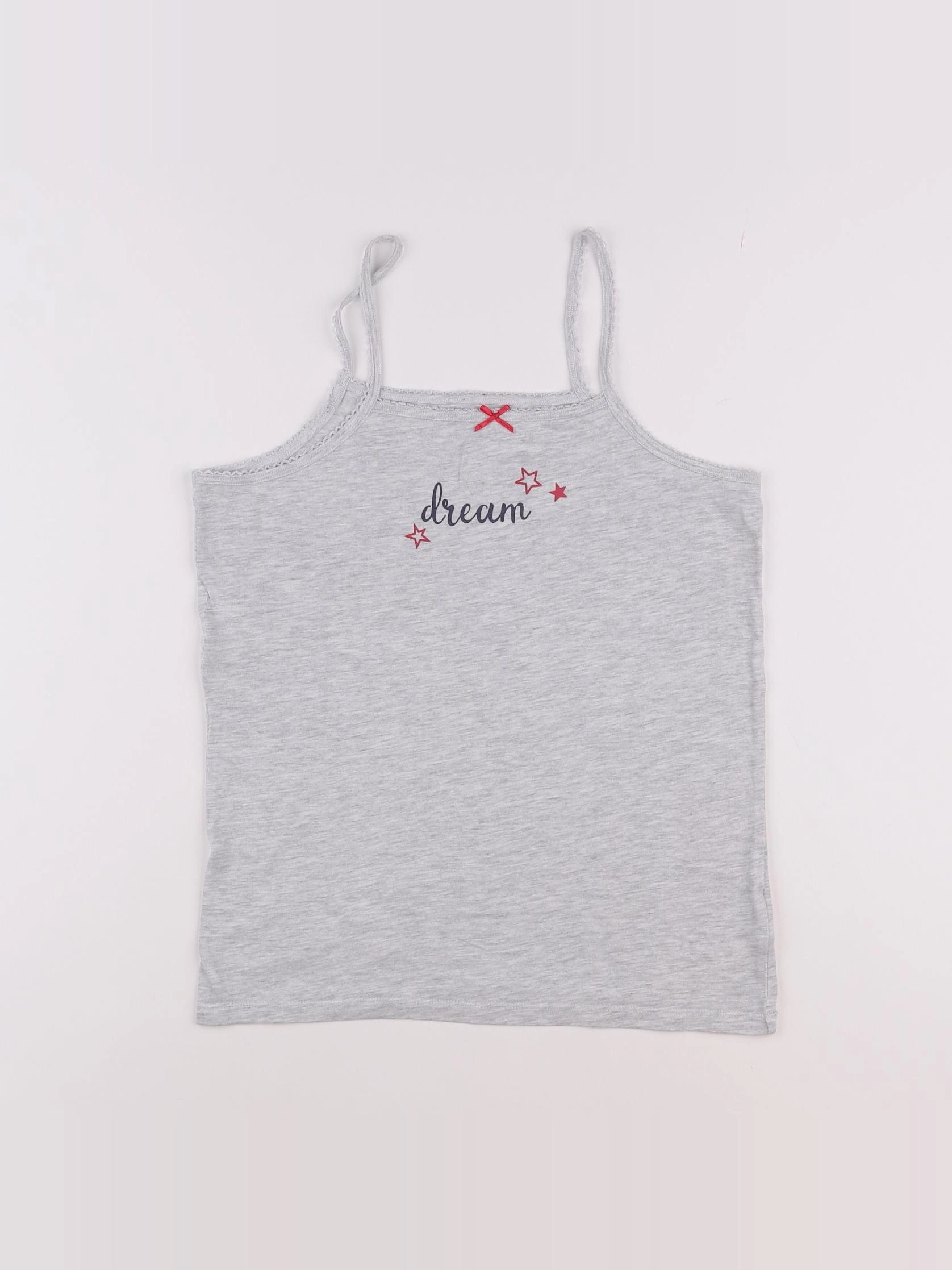 Vertbaudet - maillot de corps gris - 12 ans
