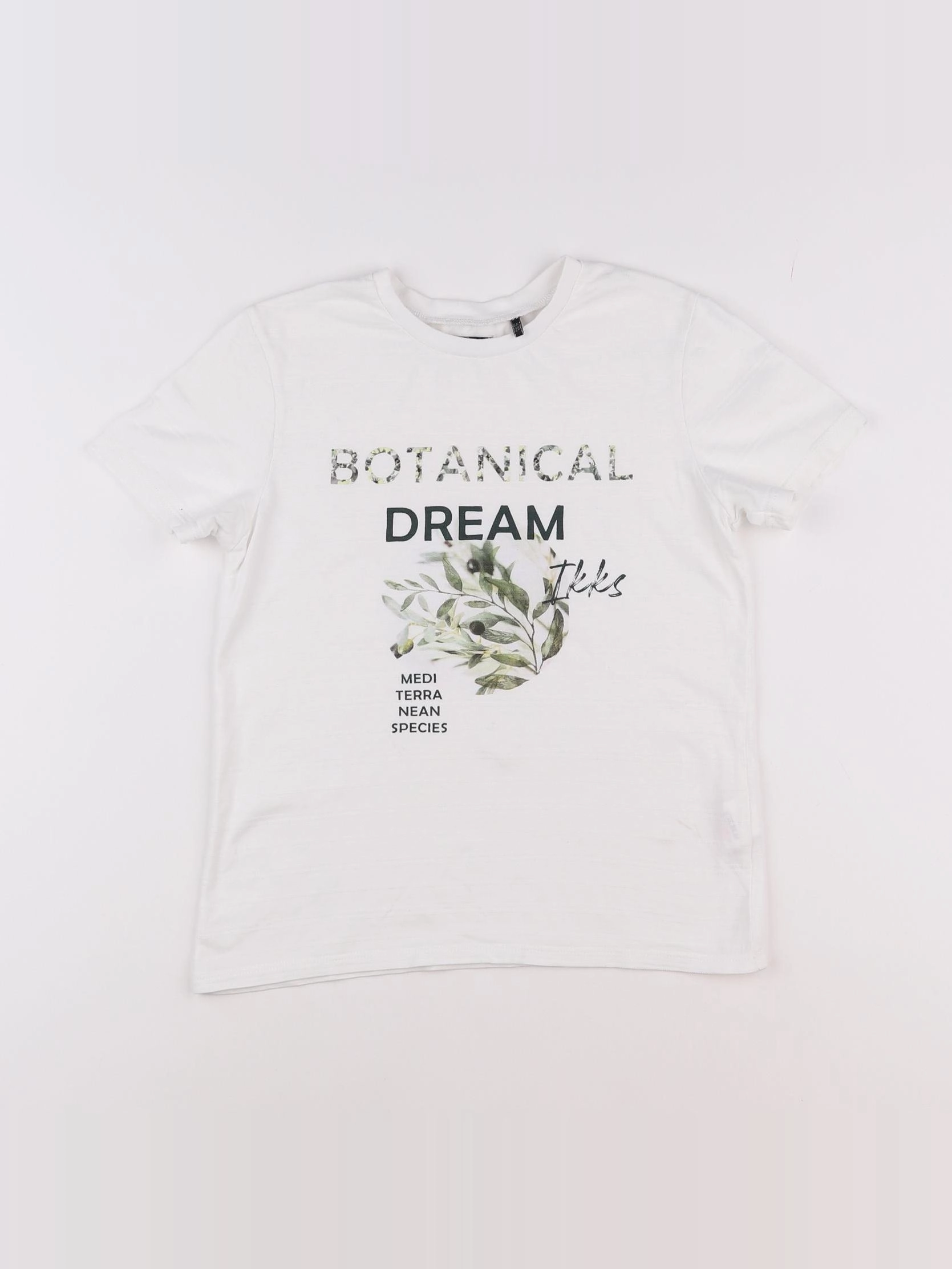 IKKS - tee-shirt blanc - 8 ans