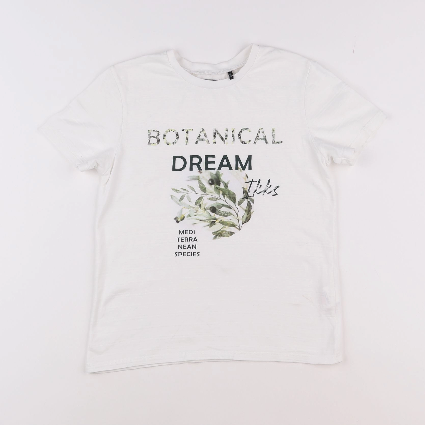 IKKS - tee-shirt blanc - 8 ans