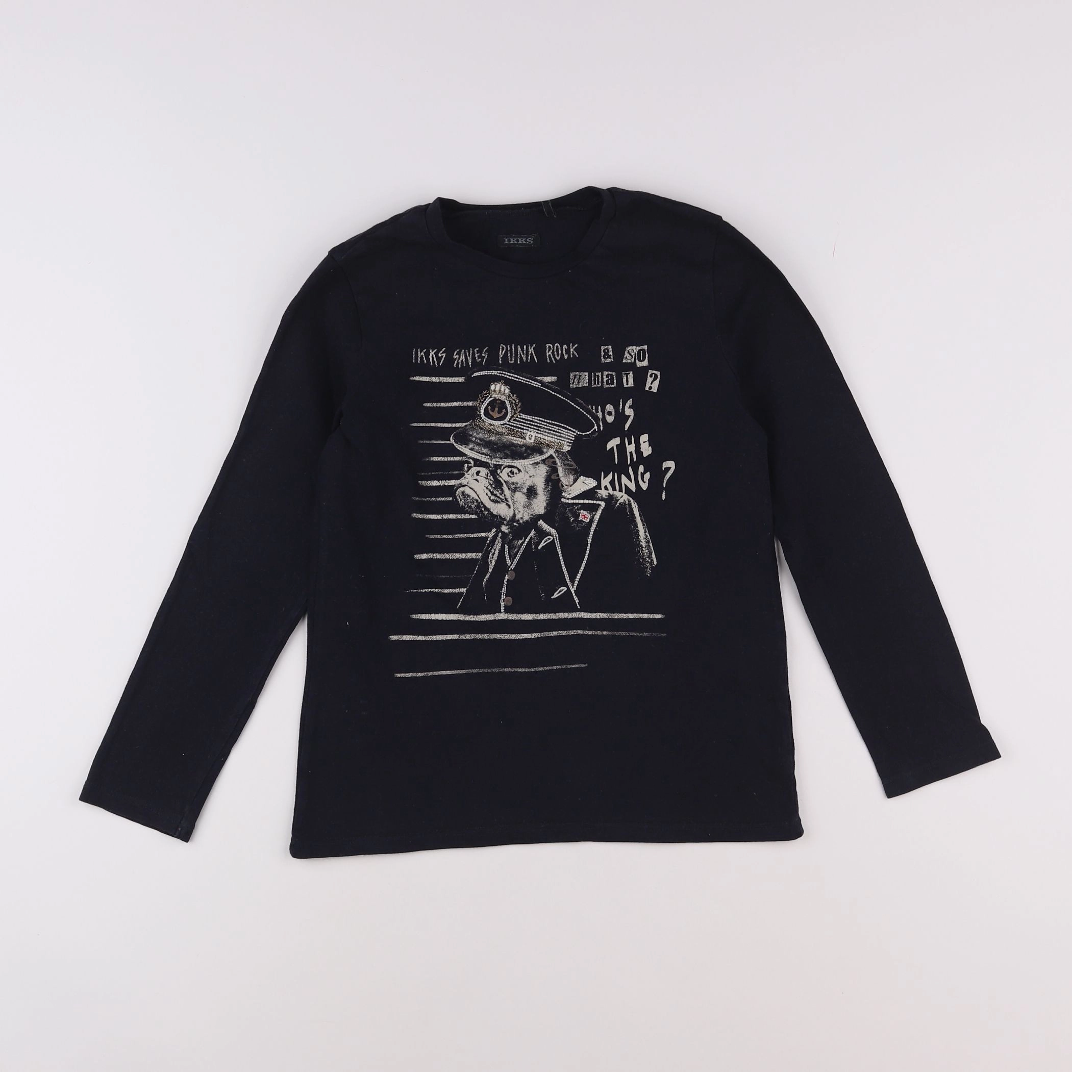 IKKS - tee-shirt noir - 8 ans