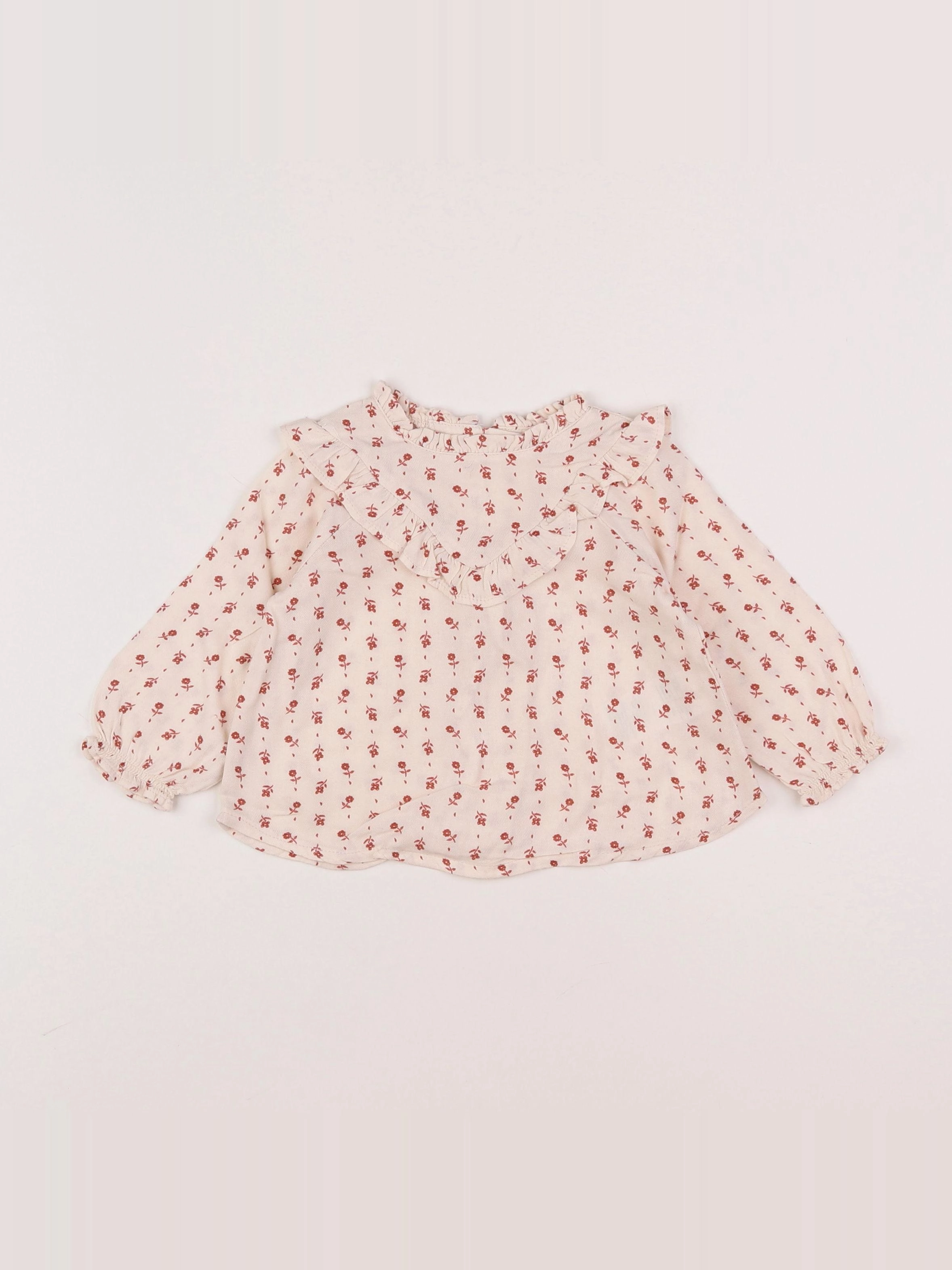 Vertbaudet - blouse beige - 9 mois
