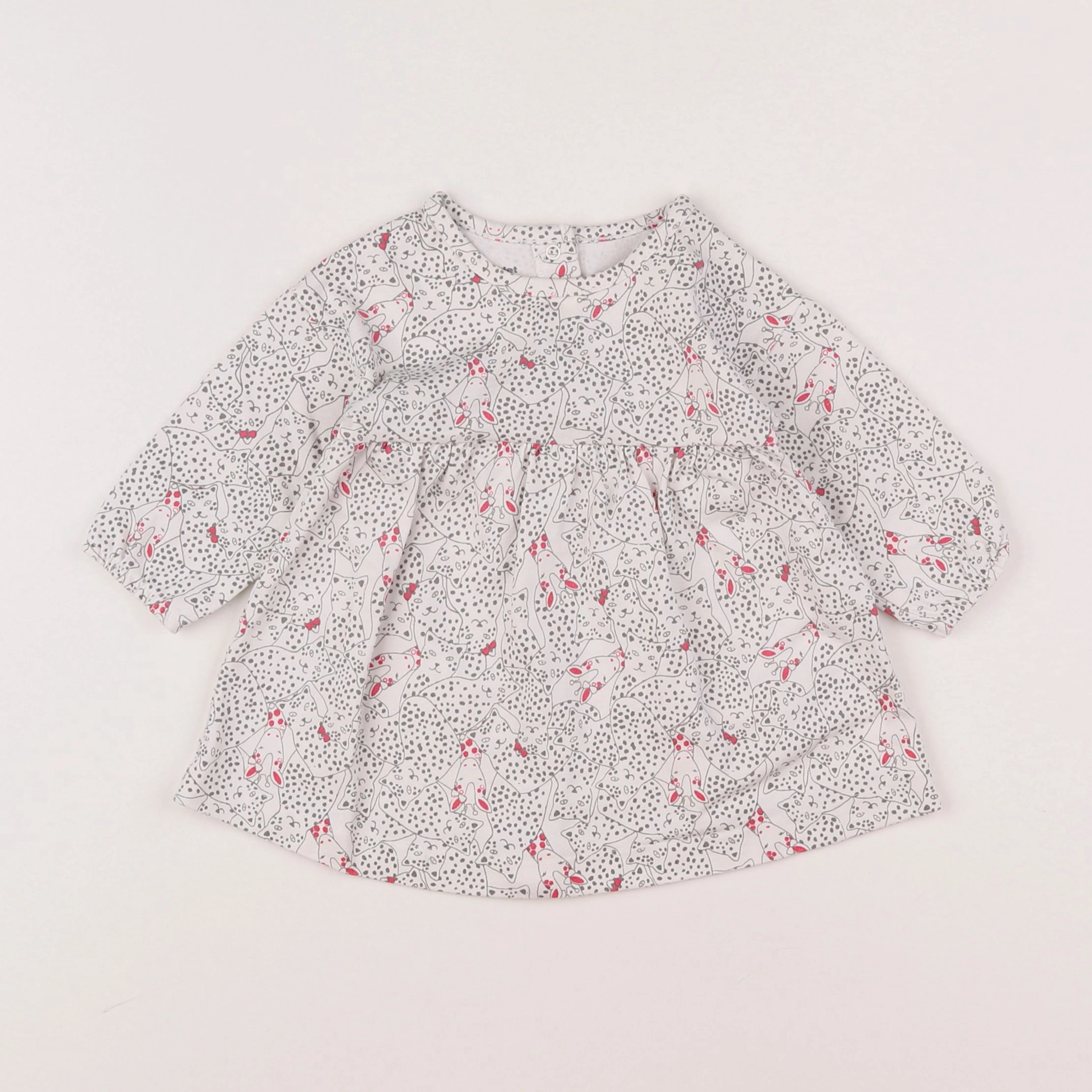 Vertbaudet - robe blanc - 6 mois