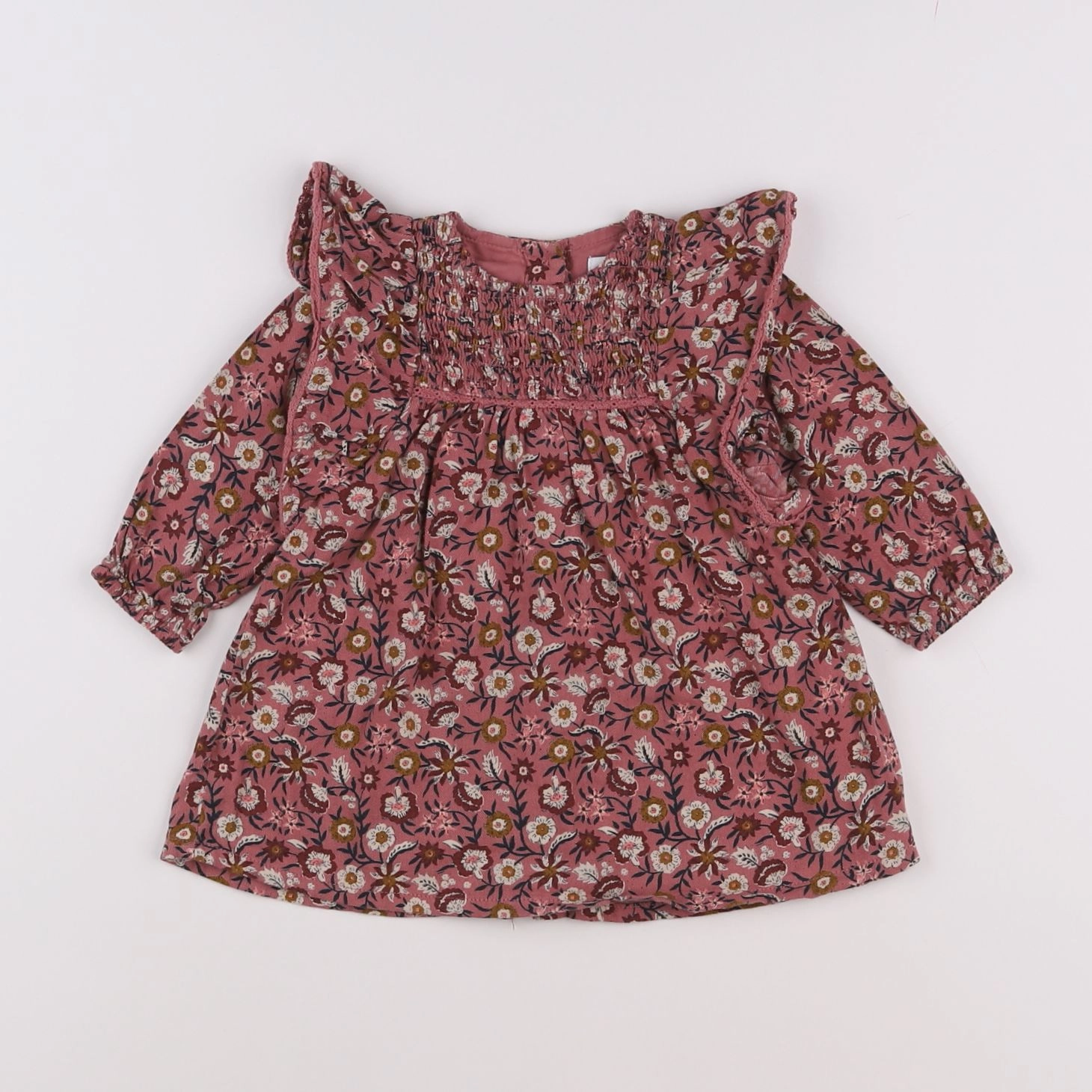 Vertbaudet - robe rose - 6 mois