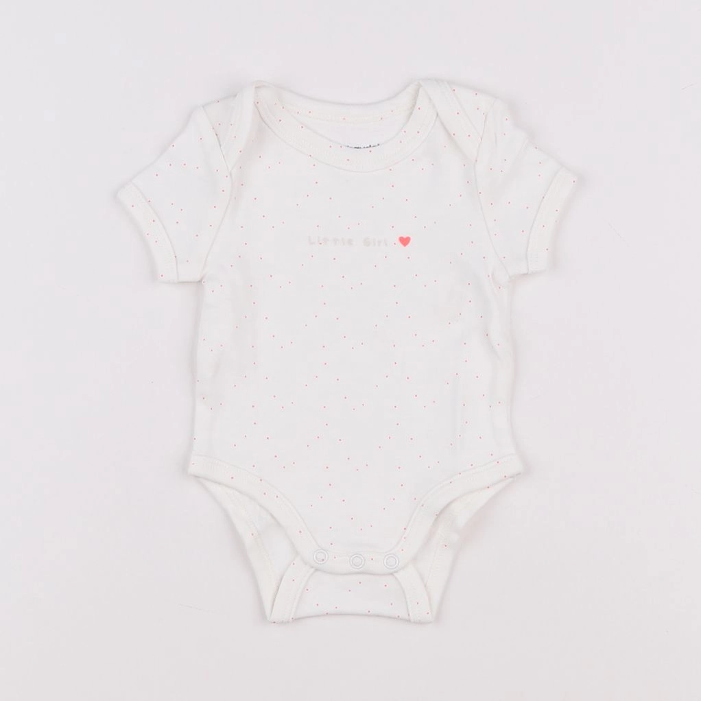 Vertbaudet - body blanc - 1 mois