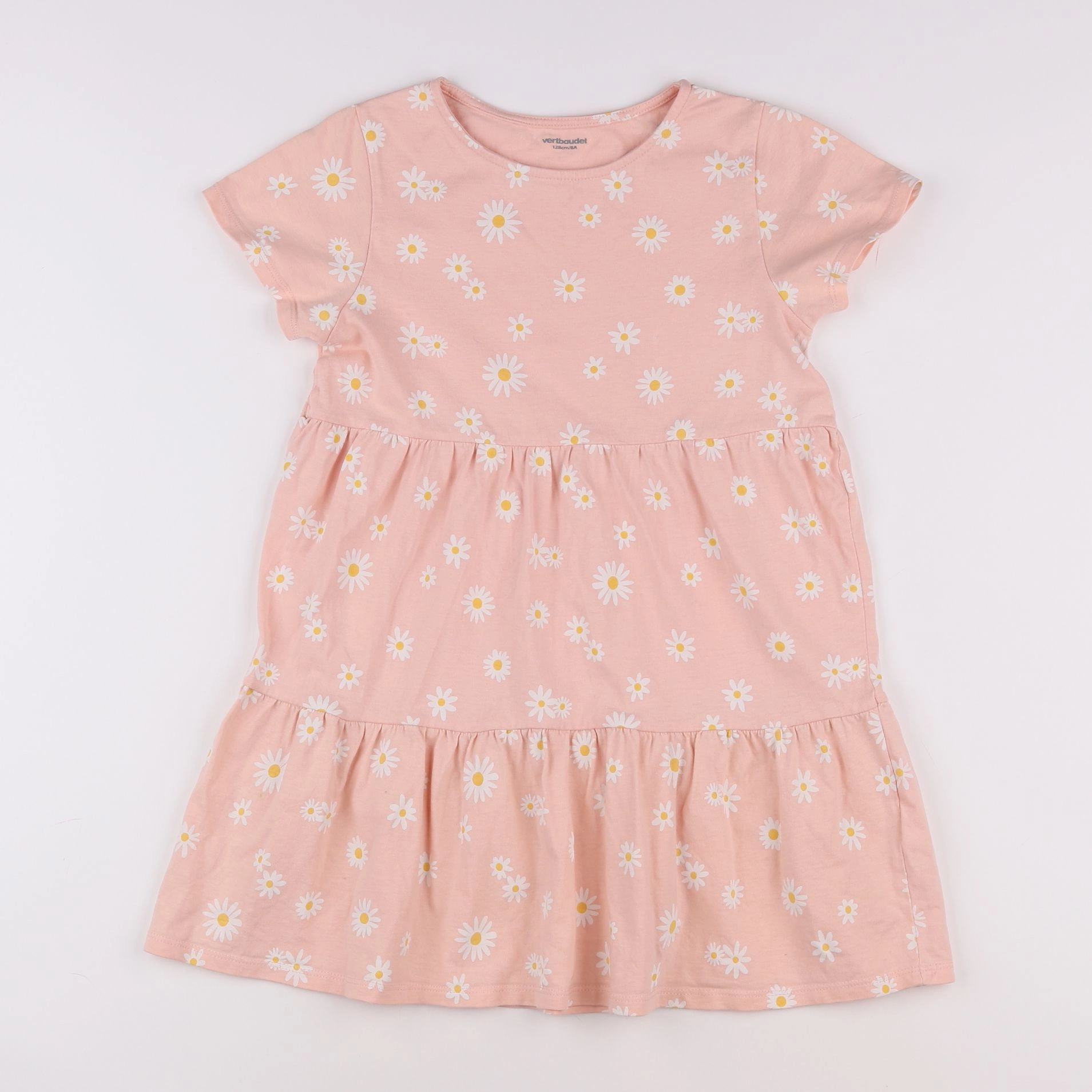 Vertbaudet - robe rose - 8 ans