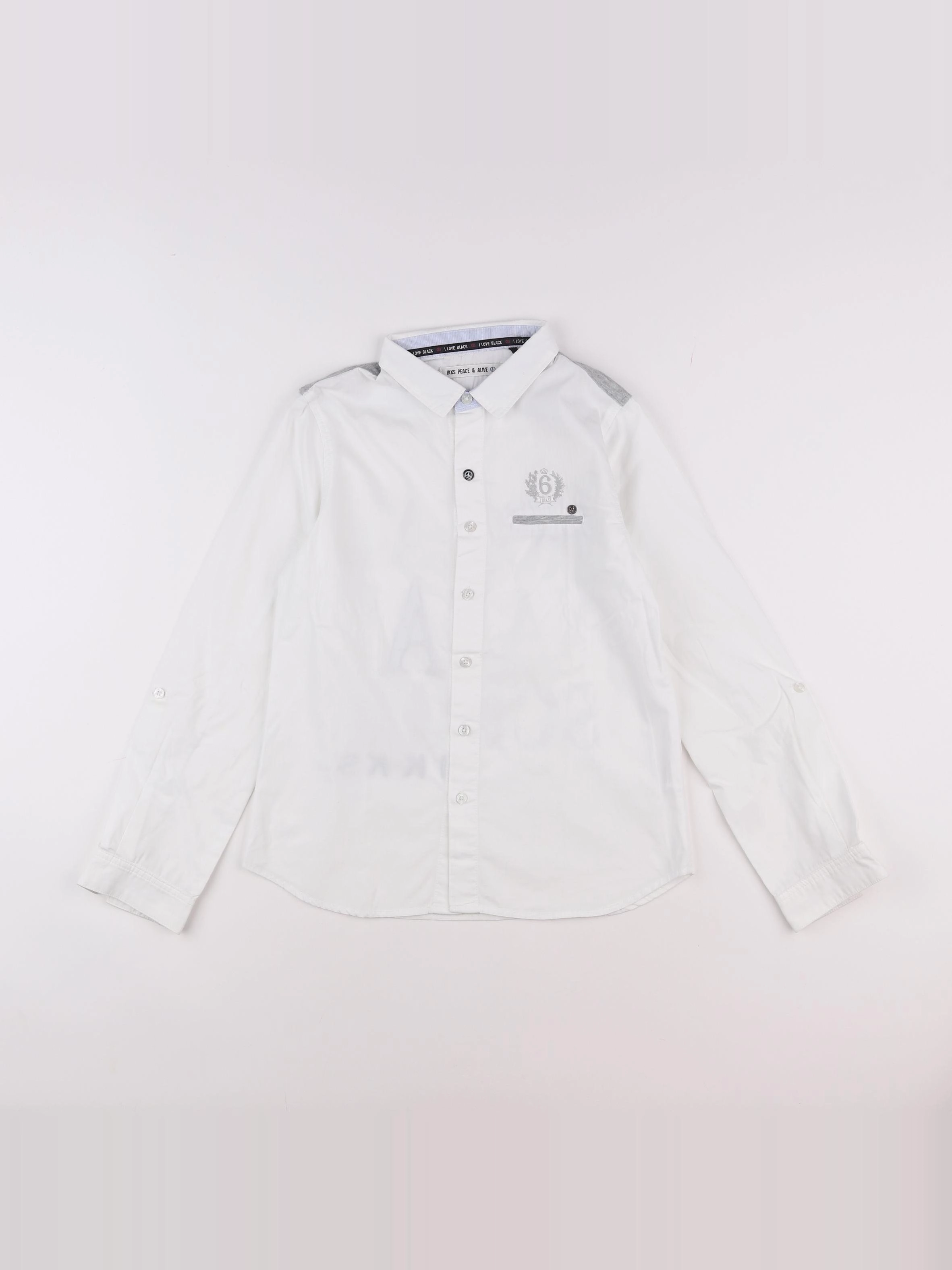 IKKS - chemise blanc - 10 ans