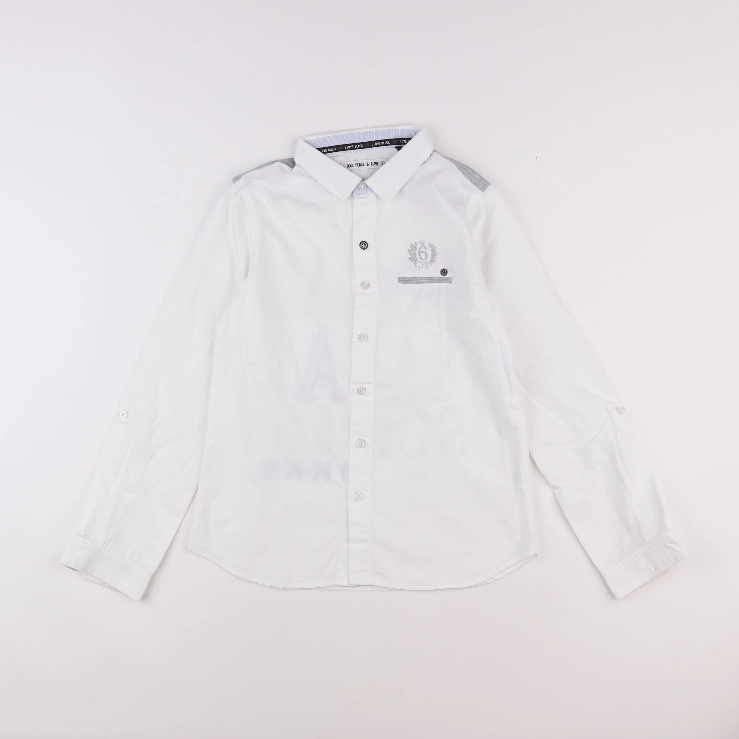 IKKS - chemise blanc - 10 ans