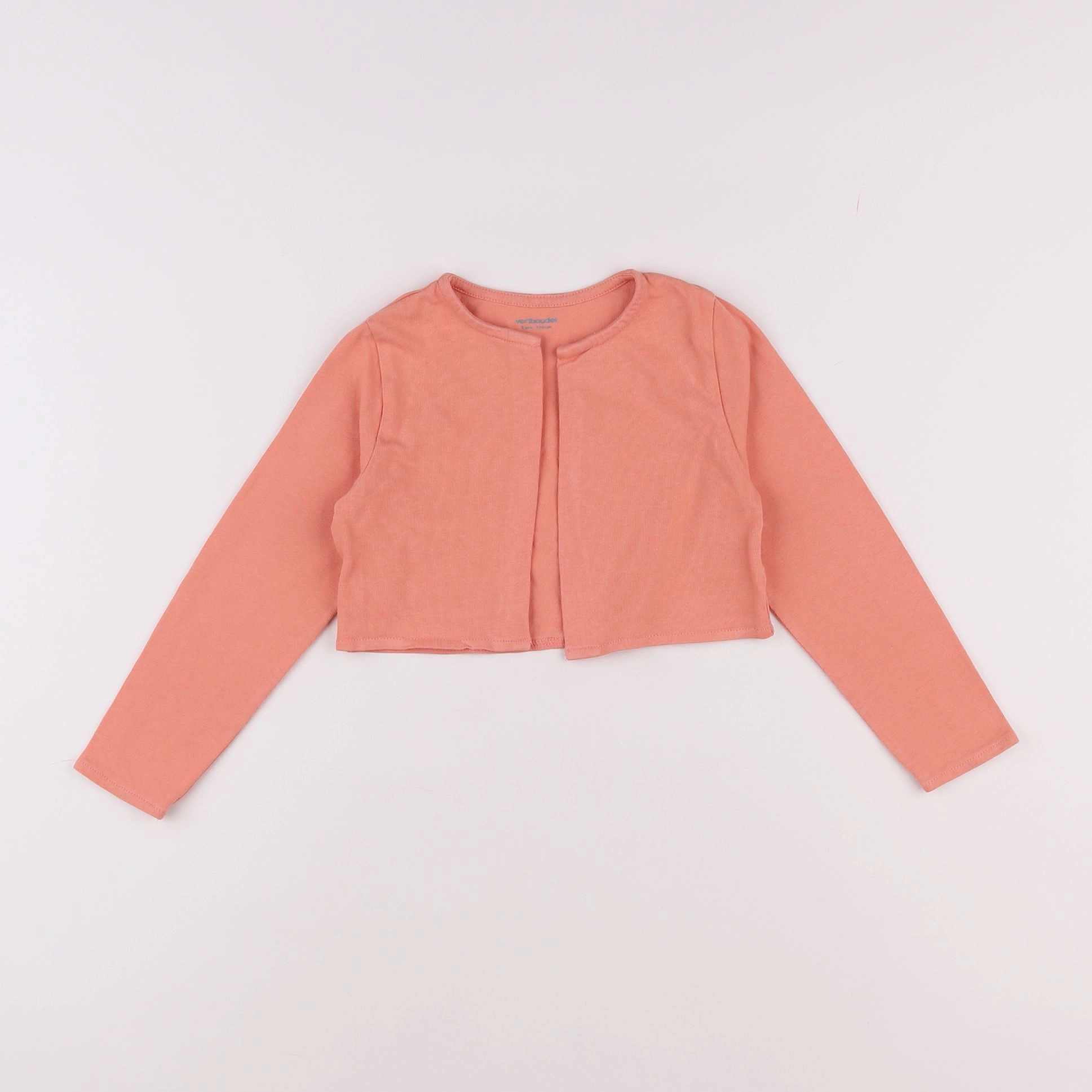 Vertbaudet - gilet orange - 5 ans