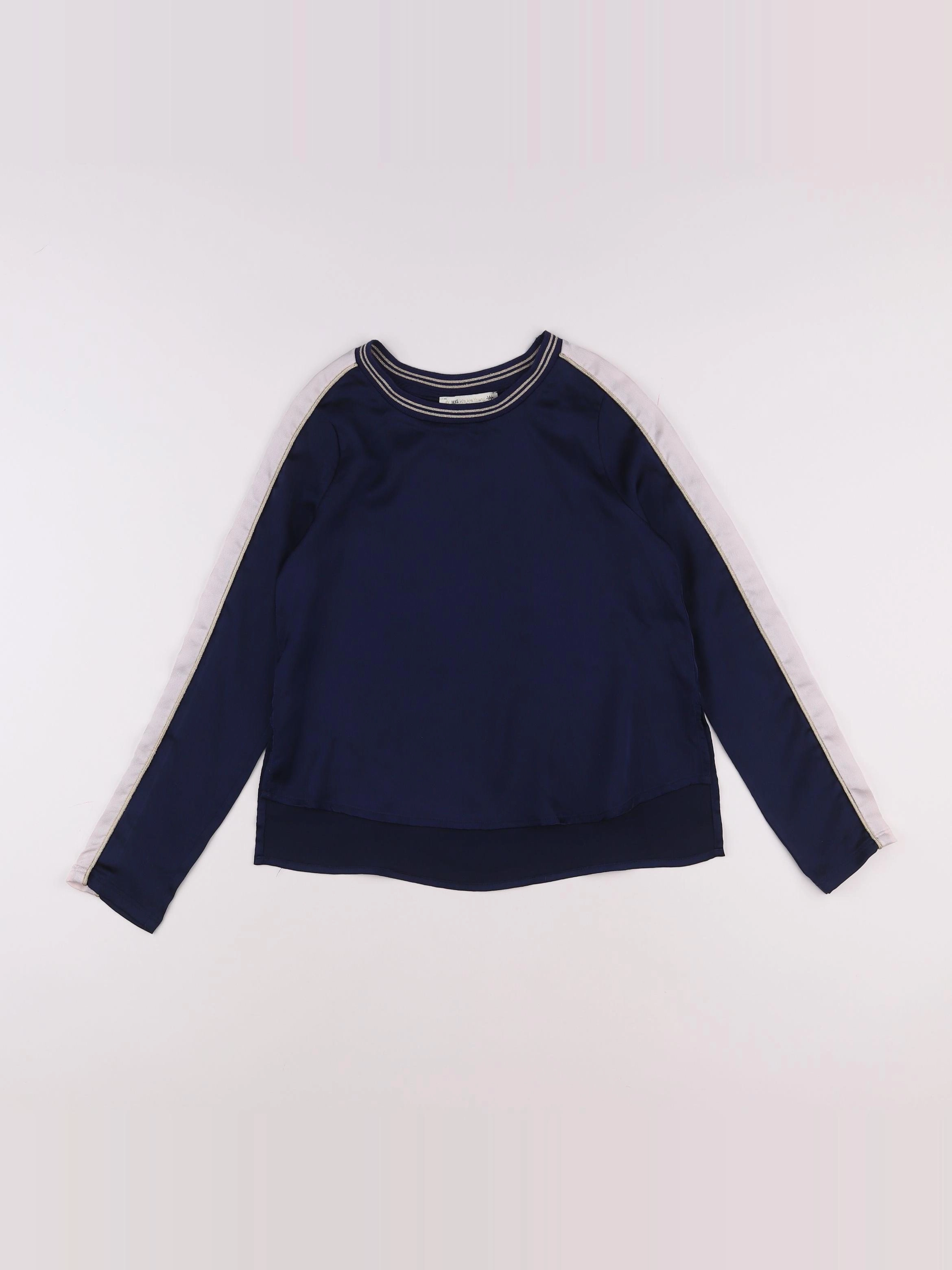 IKKS - blouse bleu, or - 10 ans