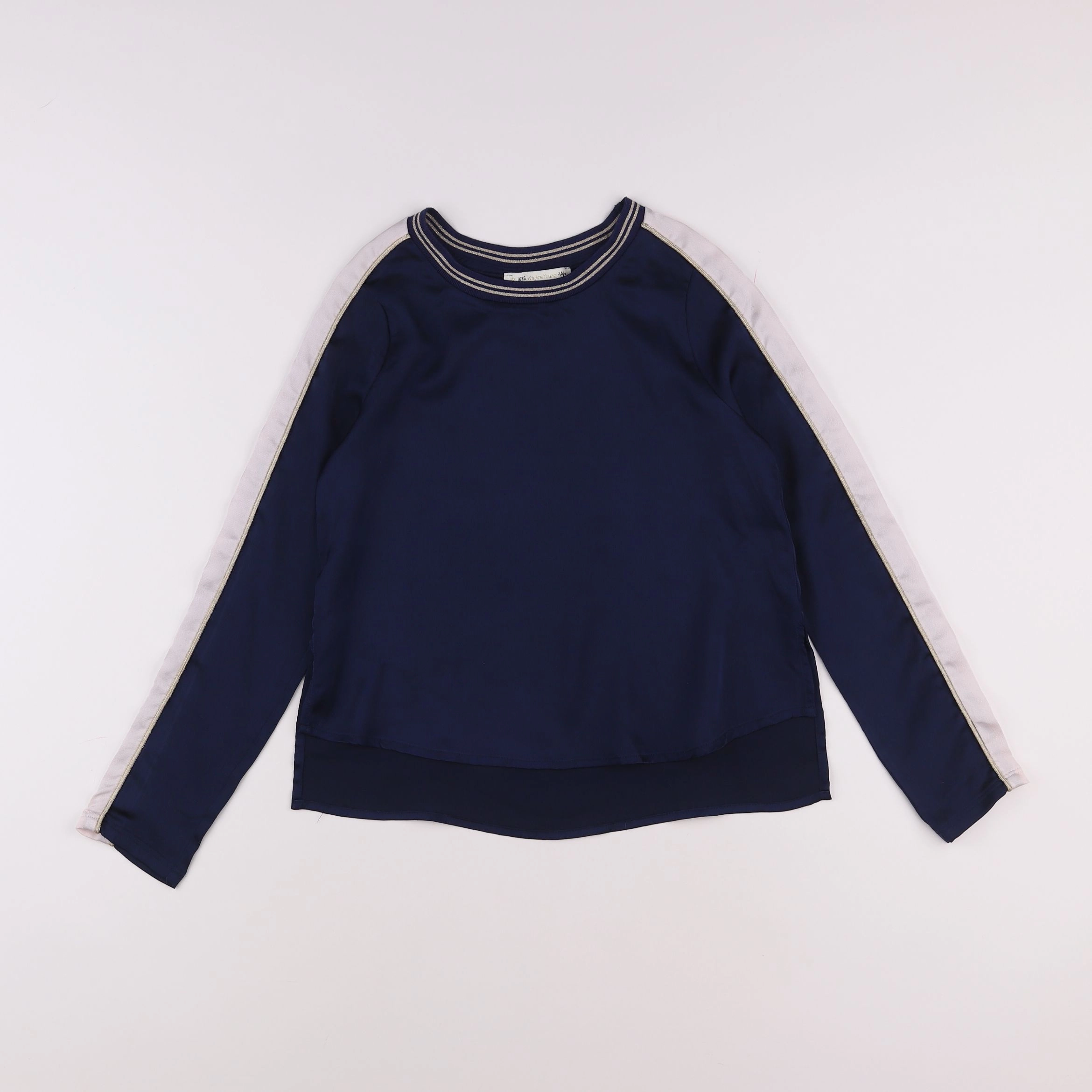IKKS - blouse bleu, or - 10 ans