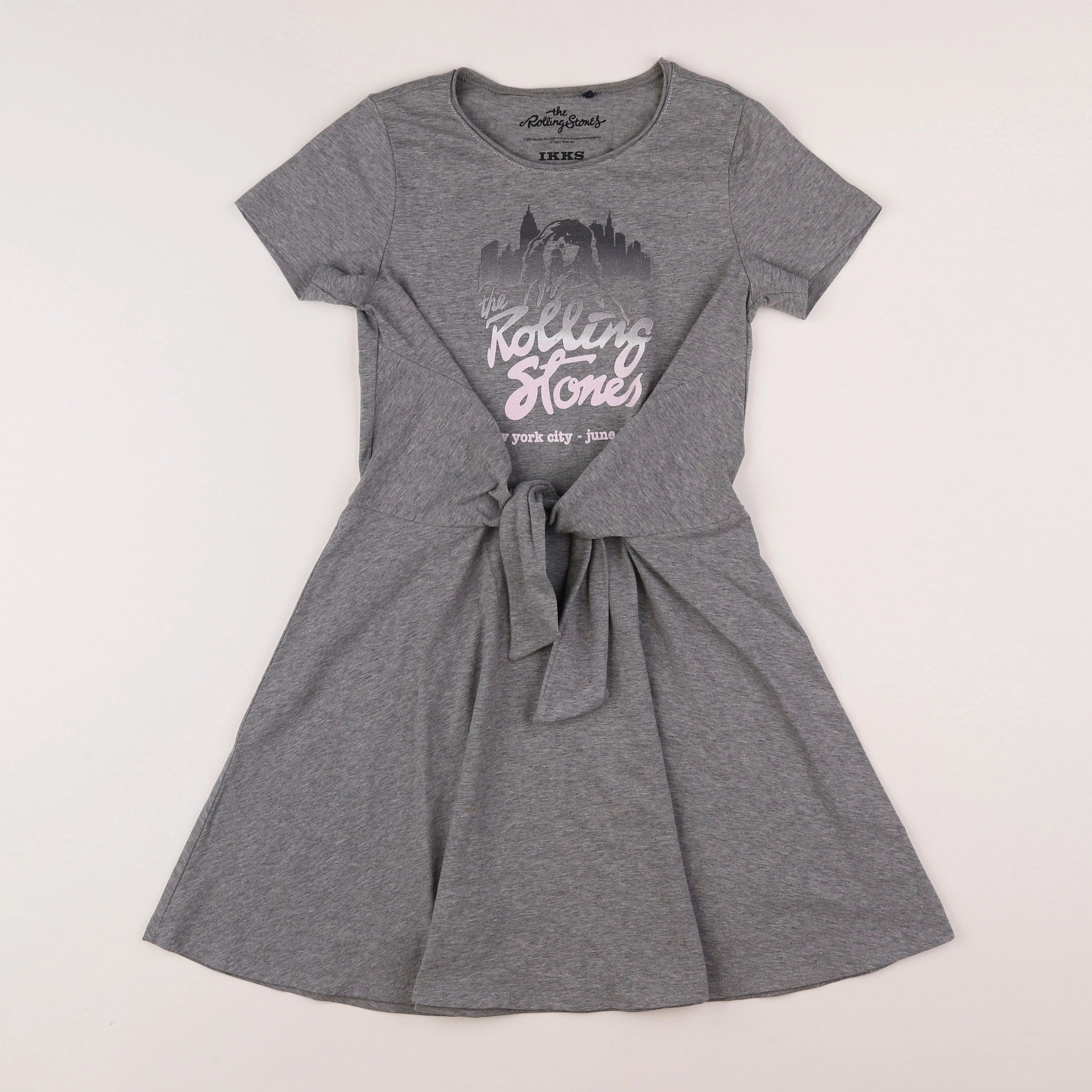 IKKS - robe gris - 10 ans