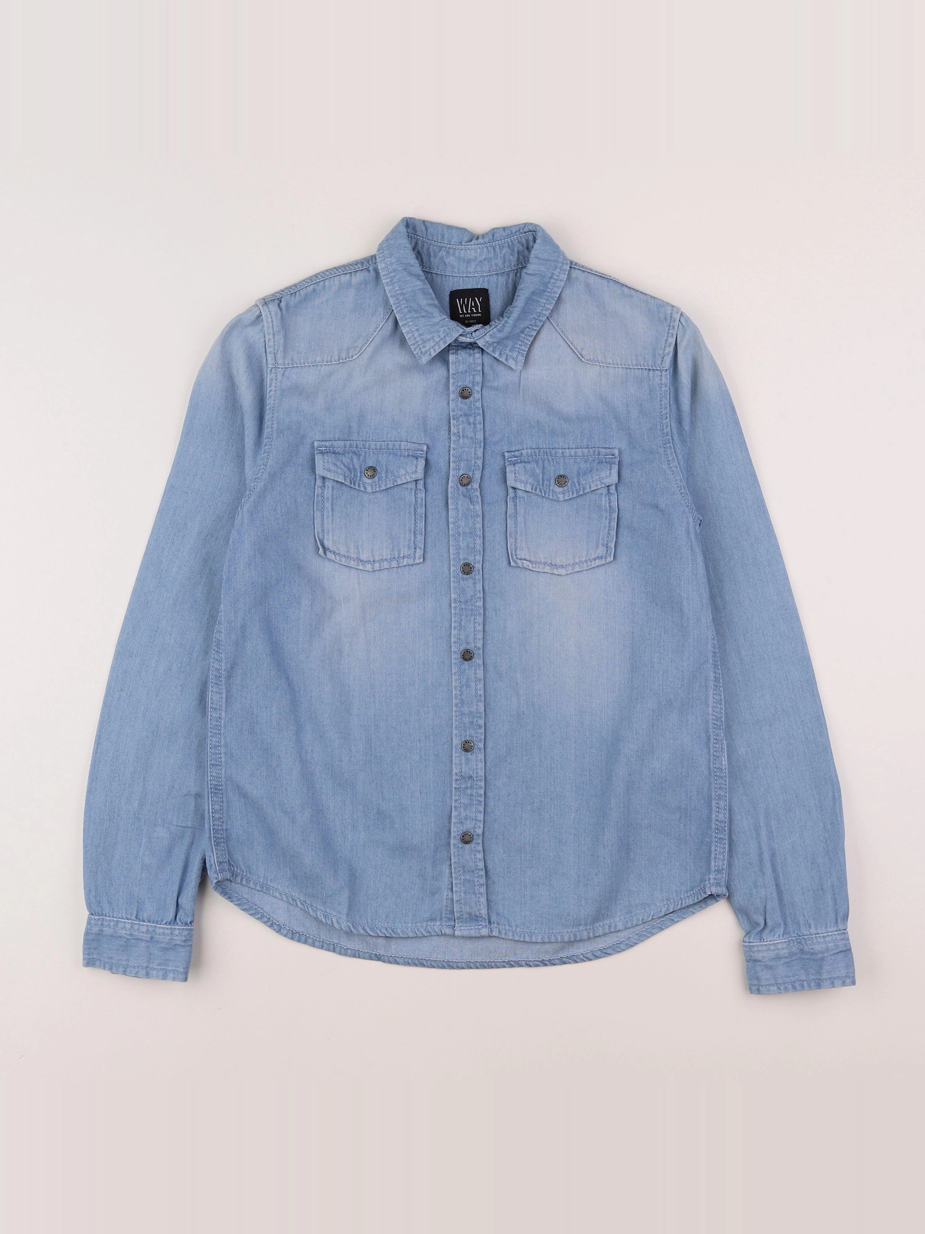 IKKS - chemise bleu - 12 ans
