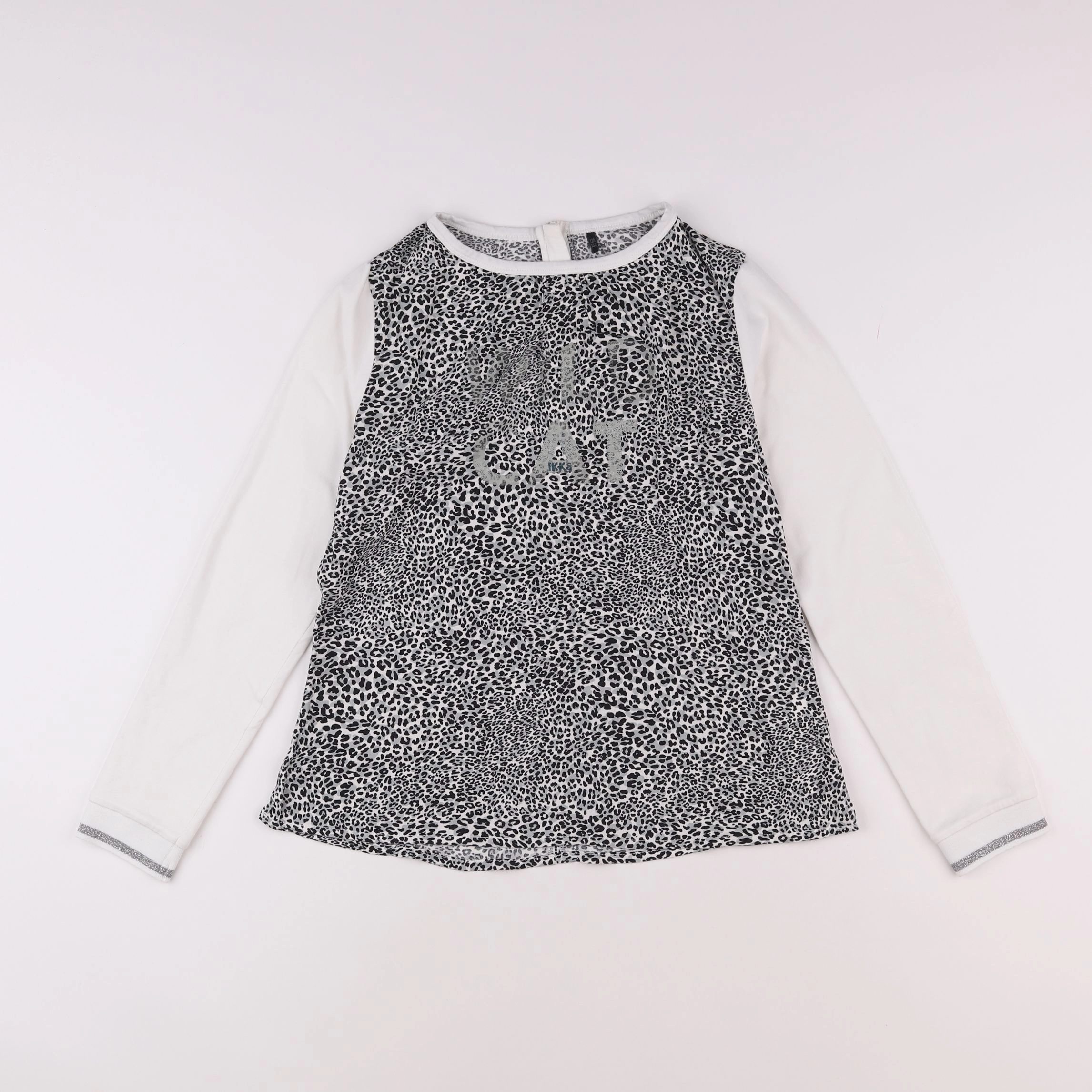 IKKS - tee-shirt blanc, noir - 12 ans