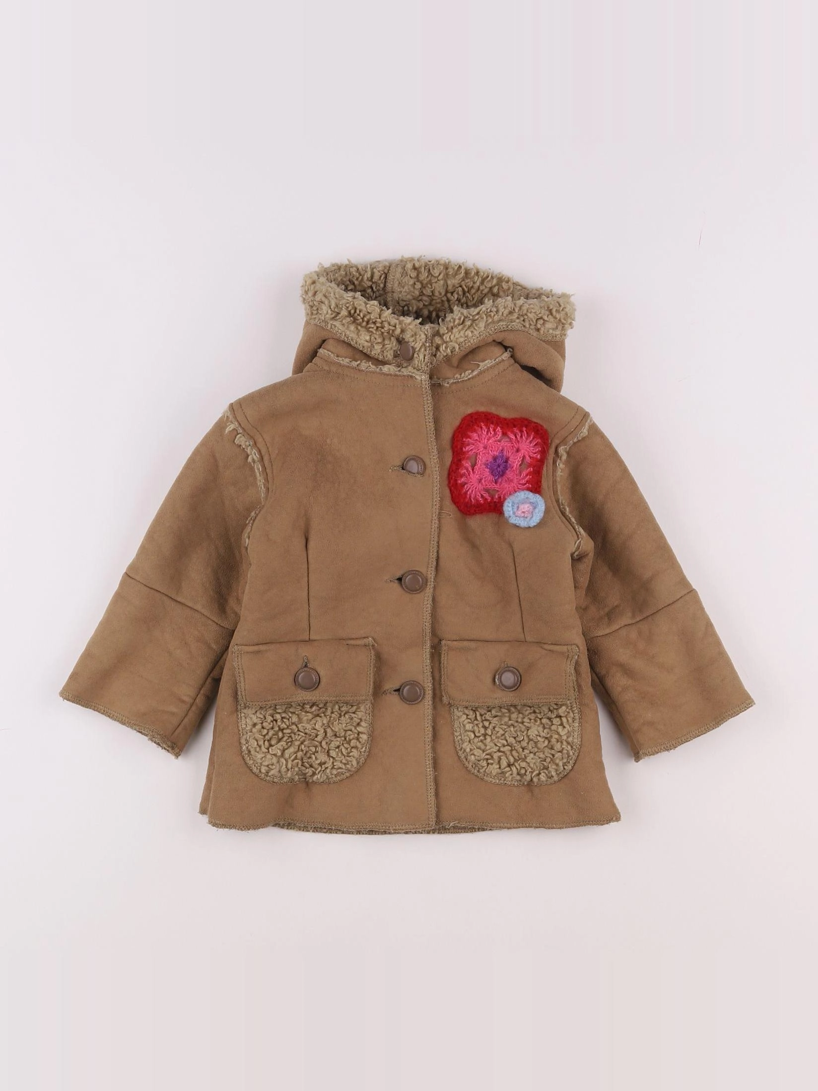 IKKS - manteau marron - 12 mois