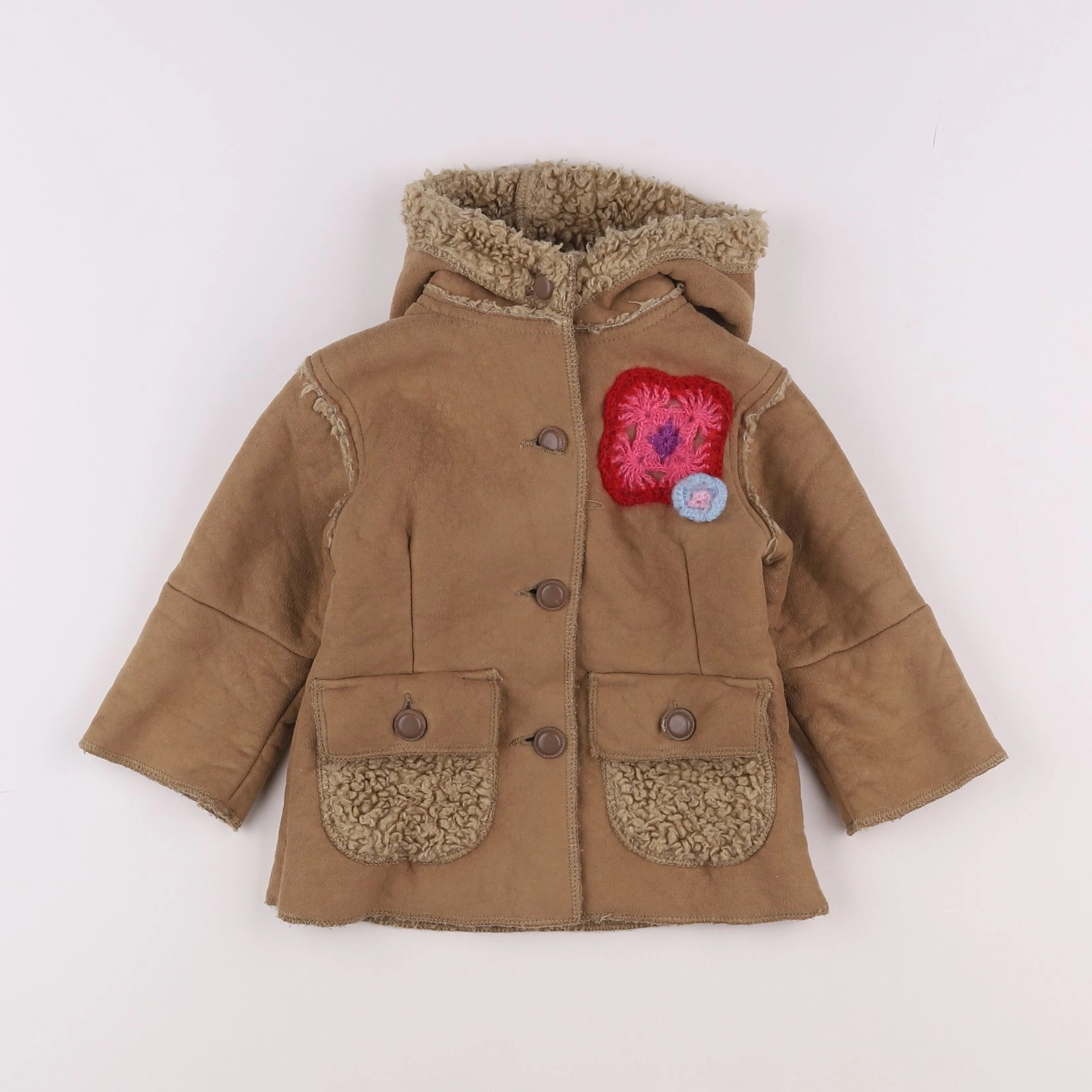 IKKS - manteau marron - 12 mois