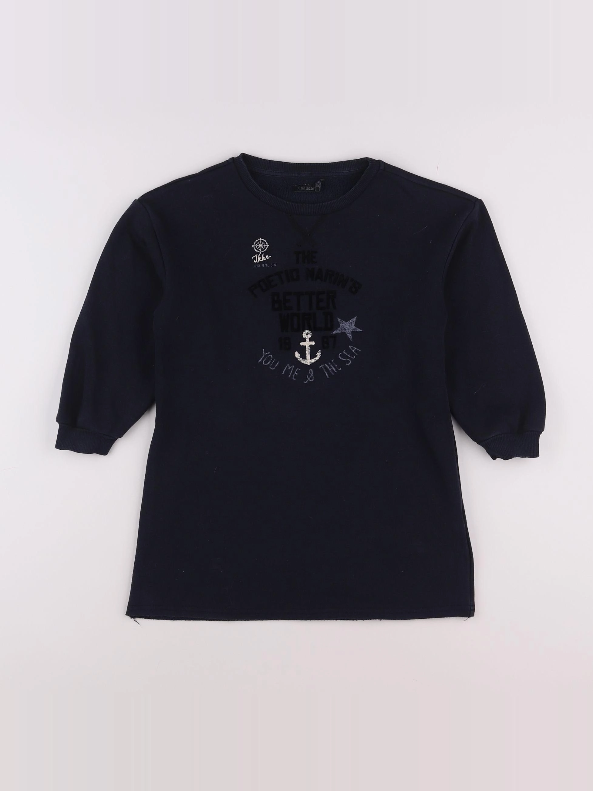 IKKS - robe bleu - 6 ans