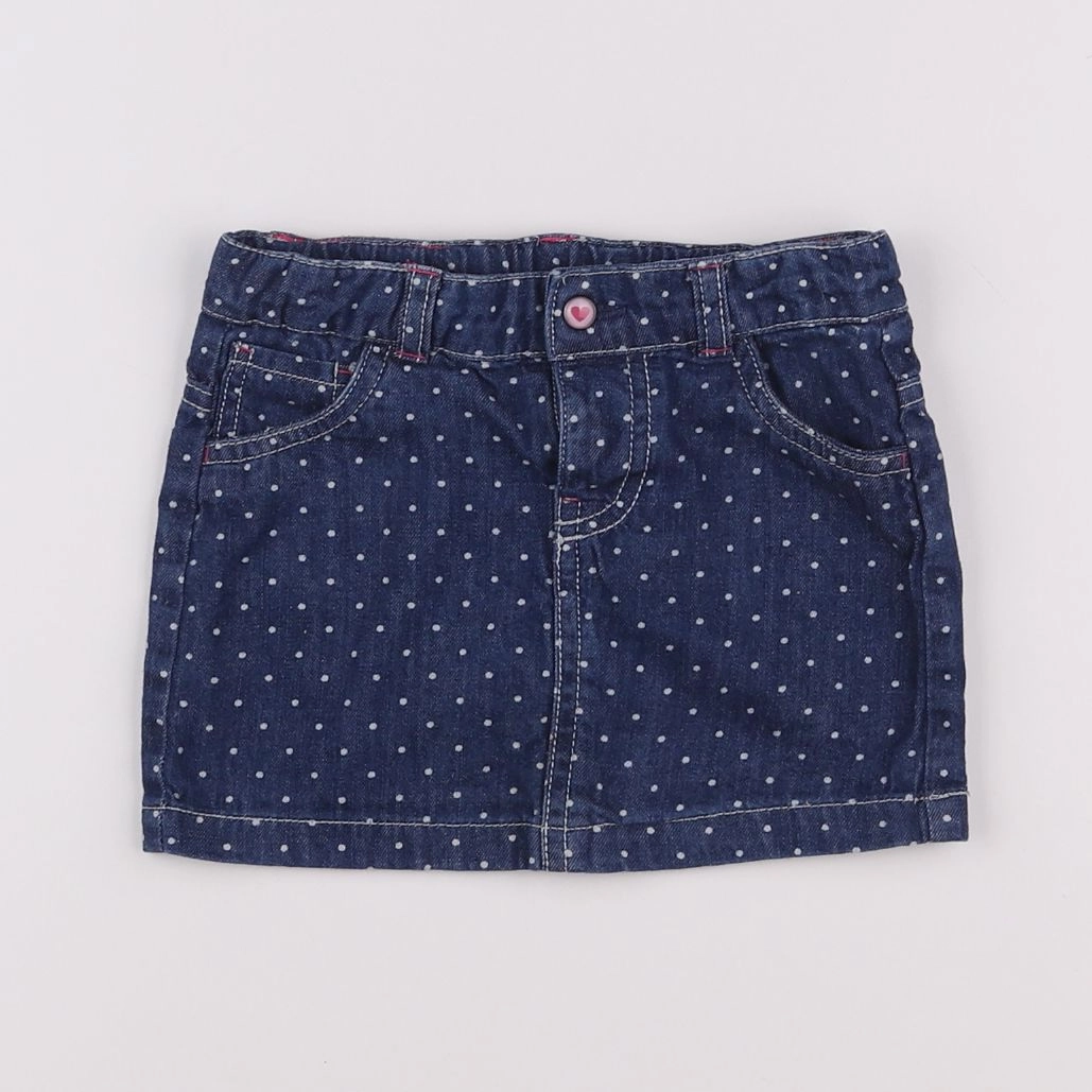 Vertbaudet - jupe bleu - 18 mois