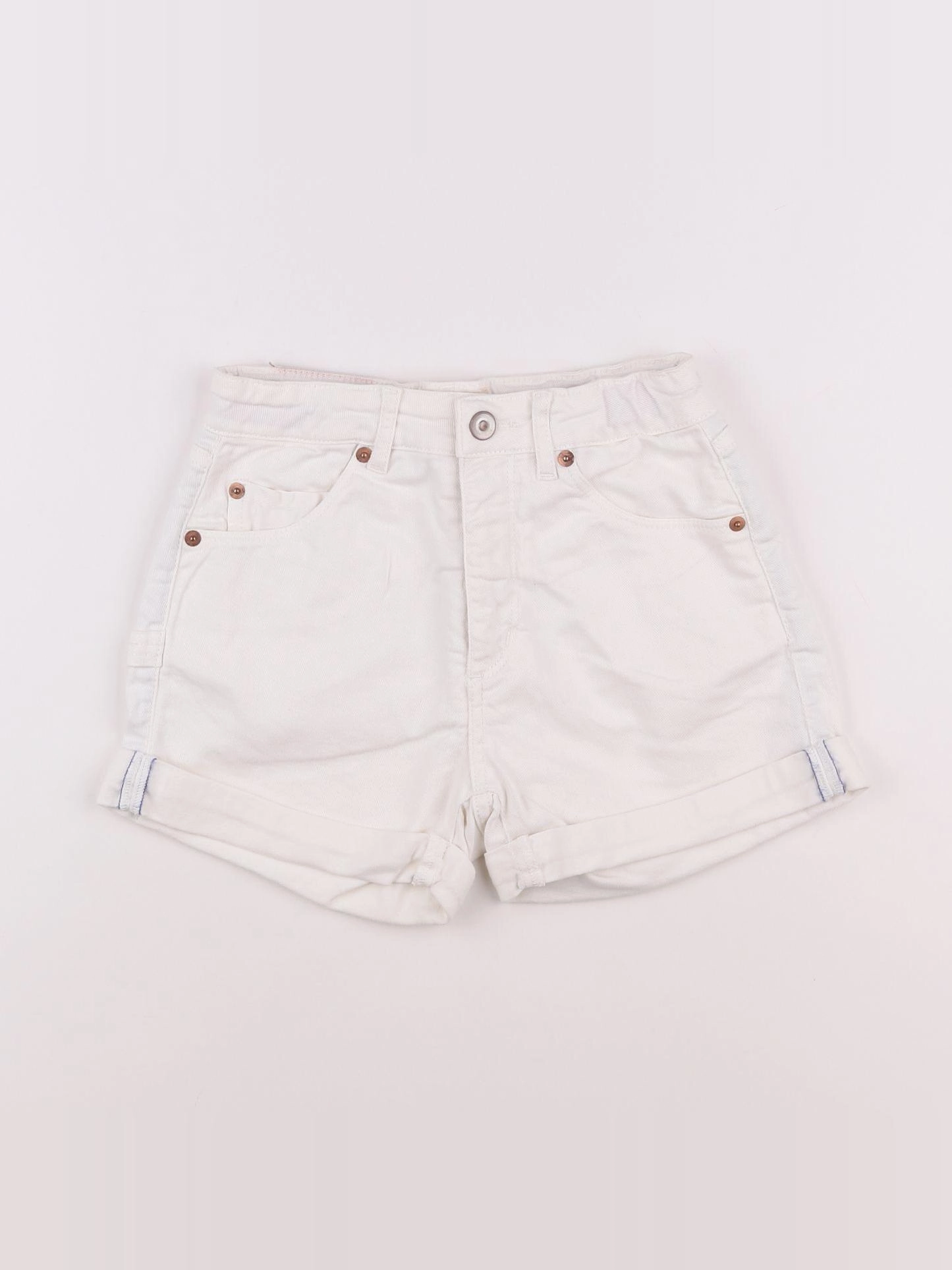 Bellerose - short blanc - 8 ans
