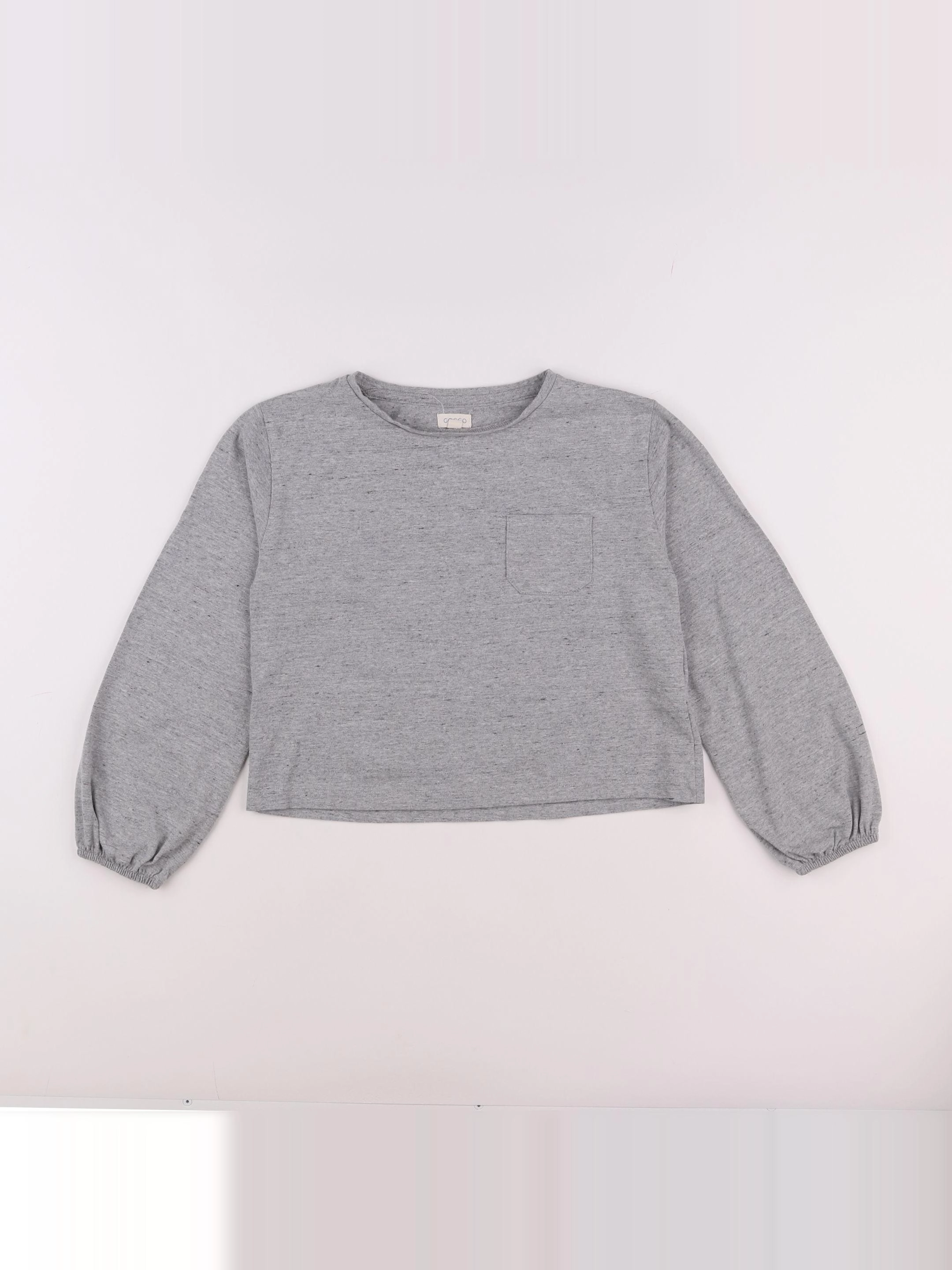 Gocco - tee-shirt gris - 9/10 ans