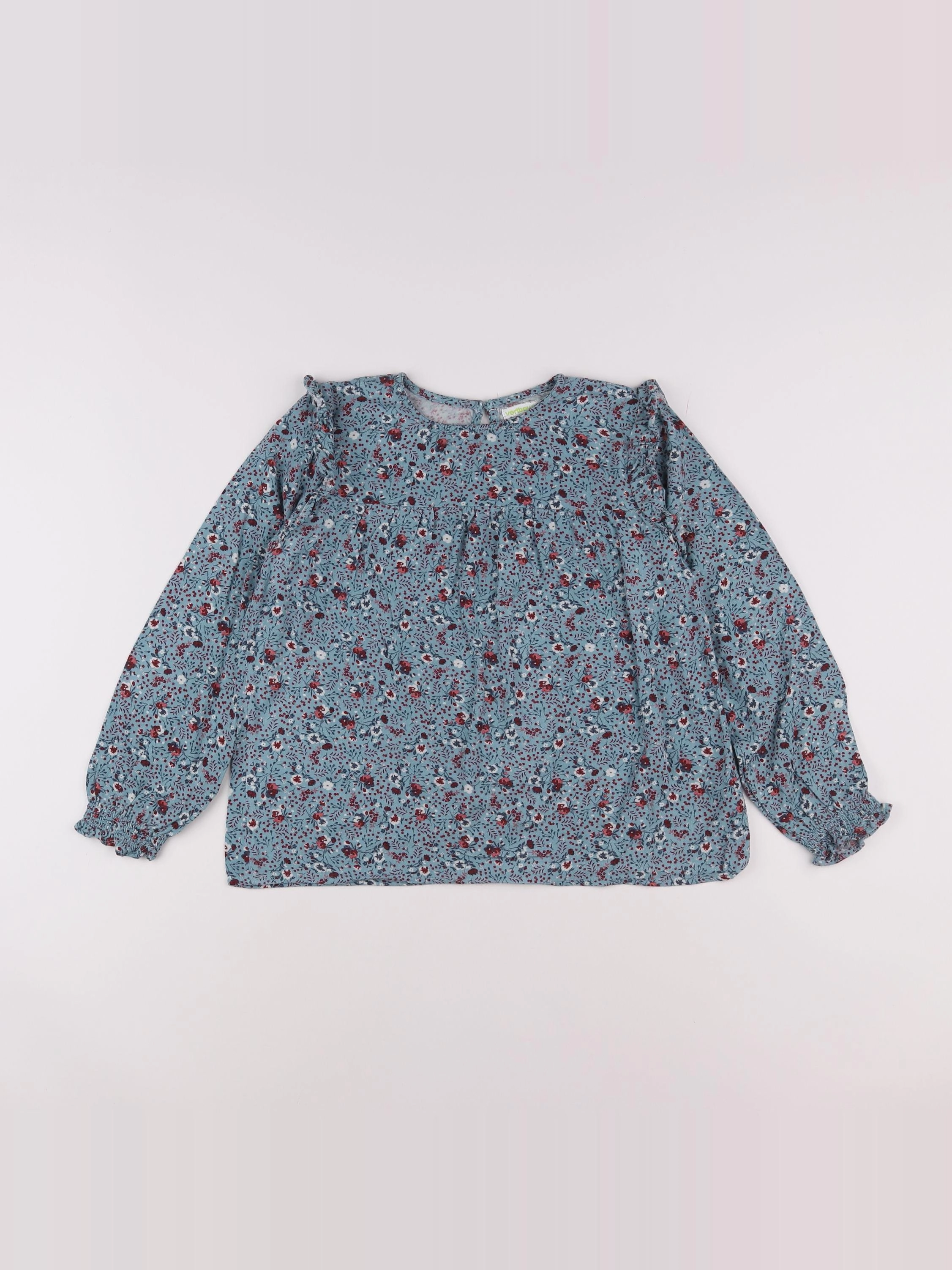 Vertbaudet - blouse bleu - 9 ans