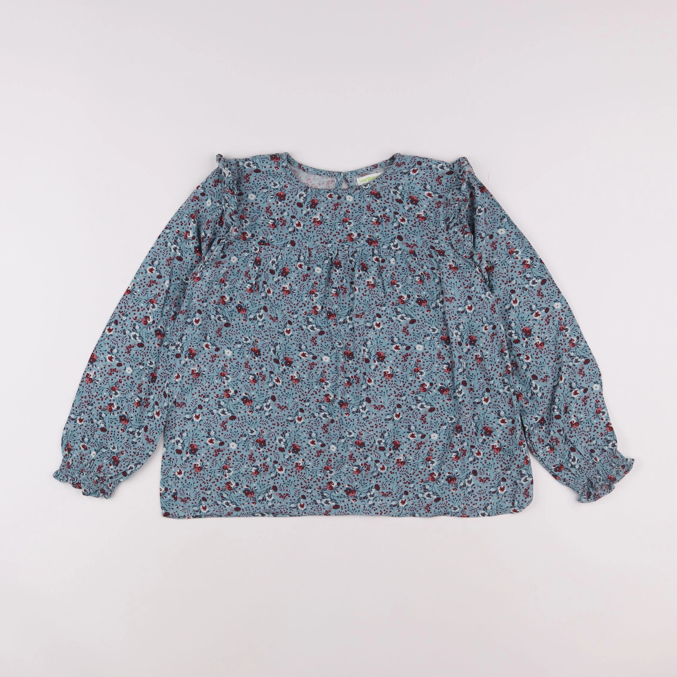 Vertbaudet - blouse bleu - 9 ans